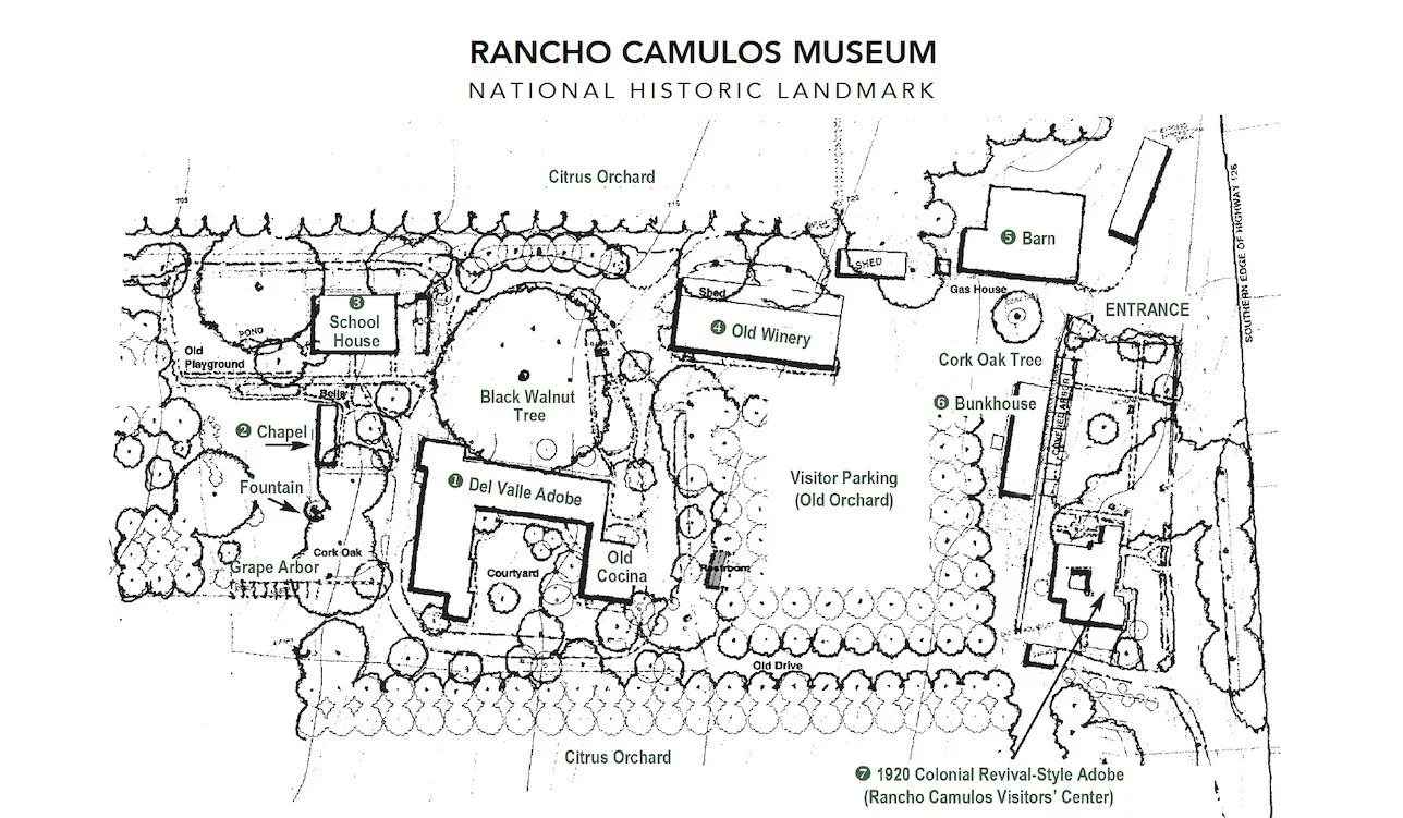 illustration of Rancho Camulos Museum