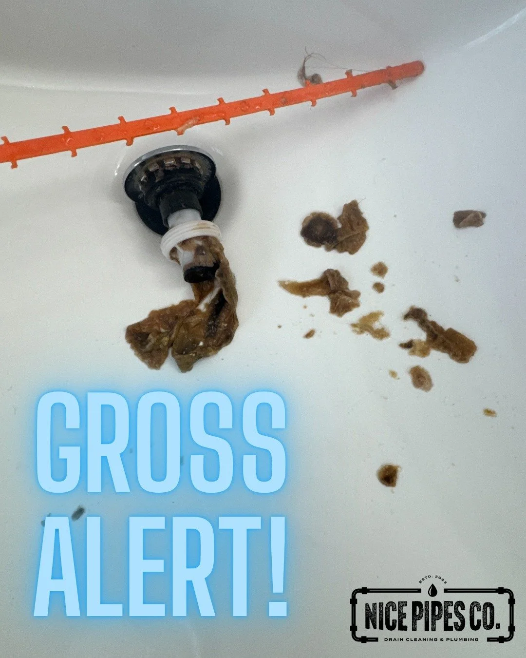 🚨 GROSS ALERT! 🚨

We got a call about a slow-draining bathroom sink that the homeowner just couldn&rsquo;t fix themselves. After removing the plug and using our trusty tools, we pulled out a nasty mess of soap scum and hair 🤢 and got that drain ru