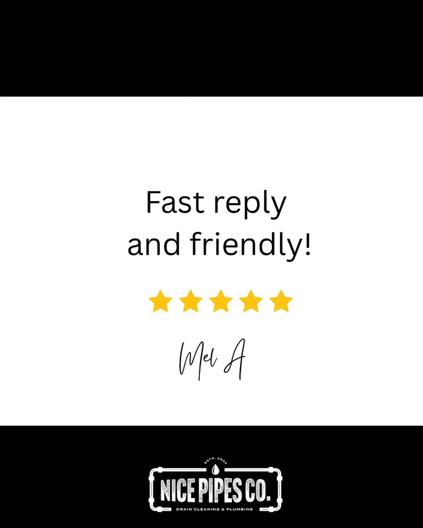 ⭐️ Big thank you to Mel for the short but sweet review! 🙌
 We truly appreciate you taking the time to share your experience,  it means more to us than you know.

Feedback like this helps support our small business and reminds us why we do what we do
