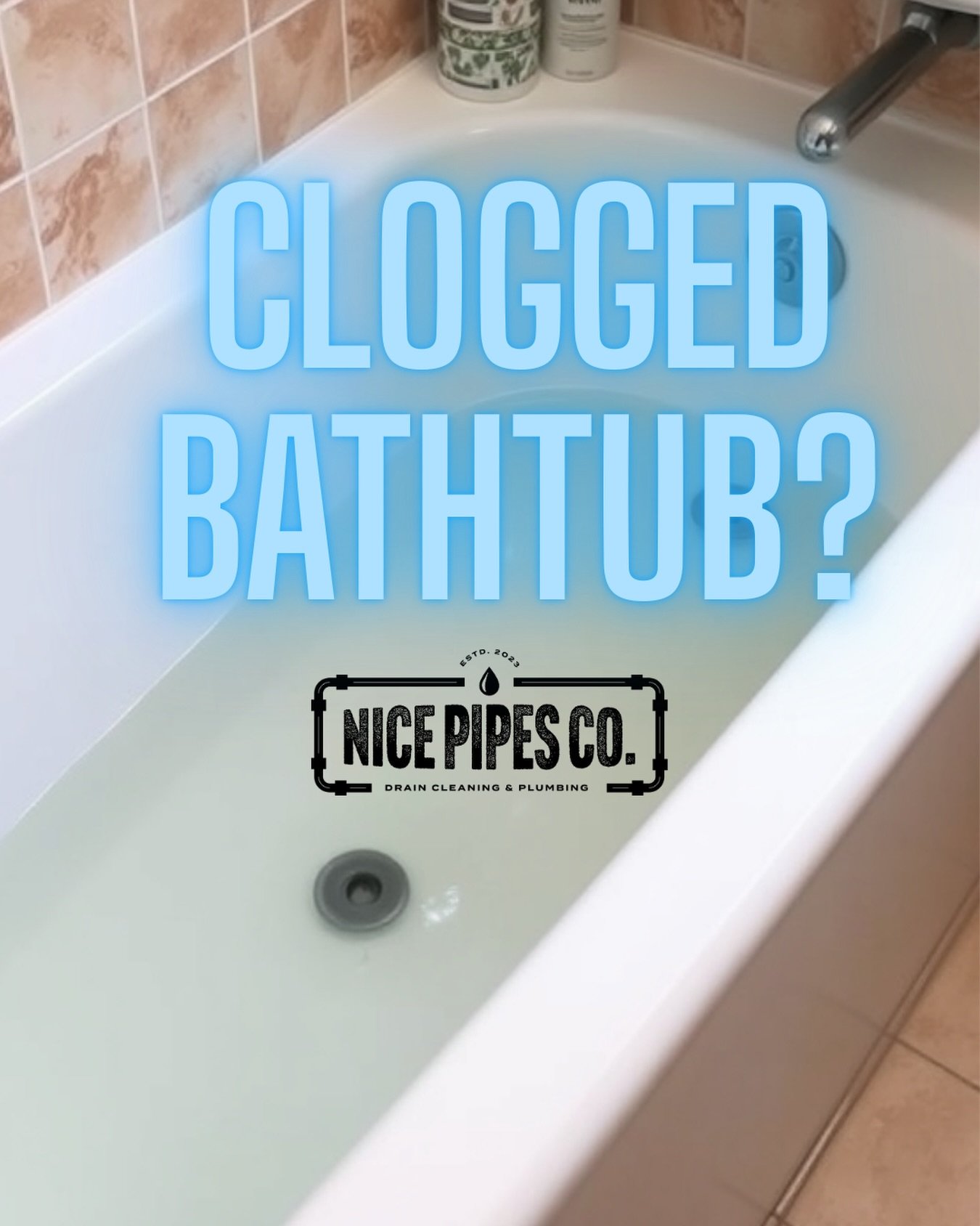 🛁 Clogged bathtub? We&rsquo;ve got you covered!

Slow drains, standing water, or stubborn buildup can turn bath time into a hassle. At Nice Pipes Co, we&rsquo;ll clear your clogged bathtub quickly and professionally, so your water flows smoothly aga