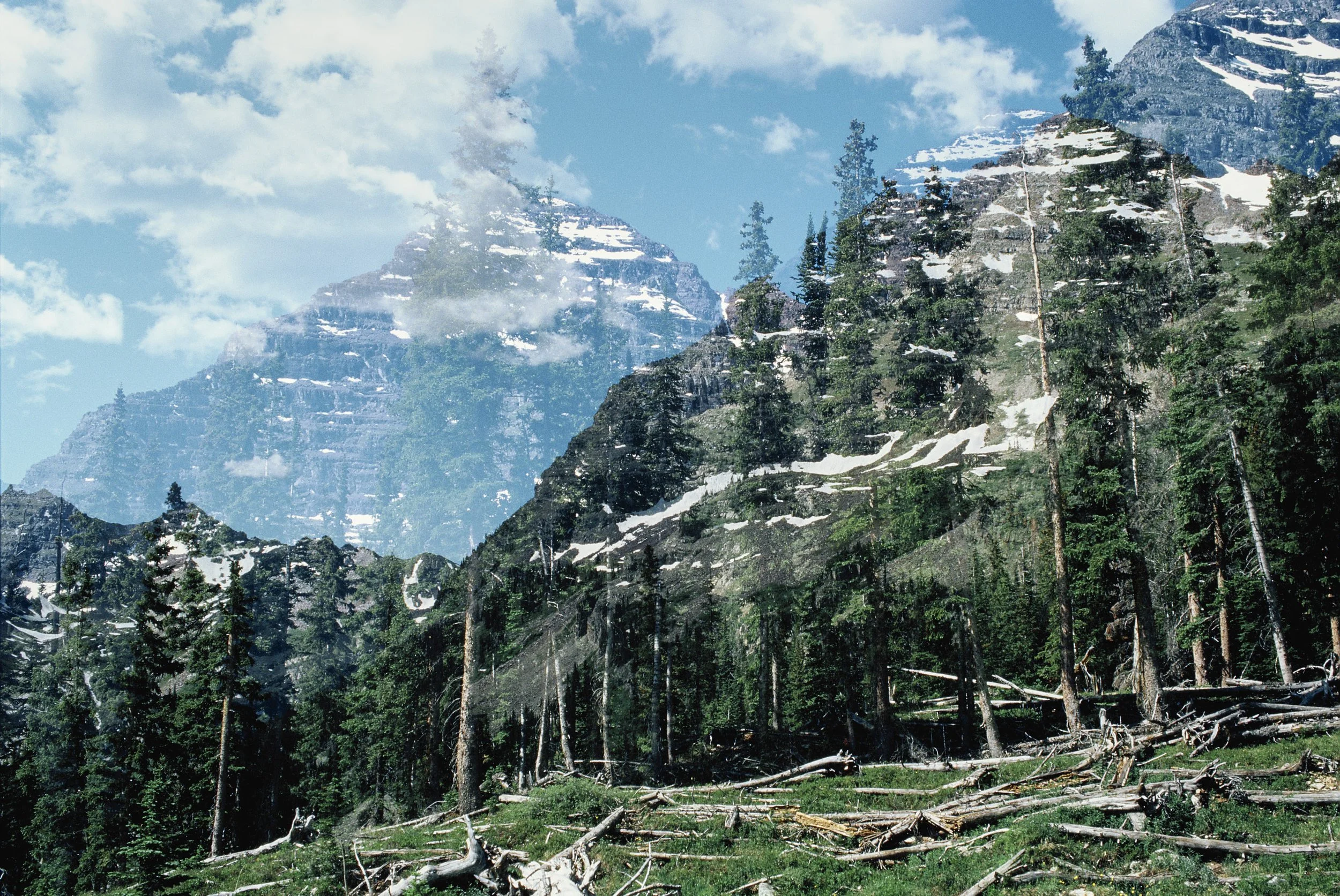 fine art travel photography, Maroon Bells Four Pass Loop trail, double exposure travel photography