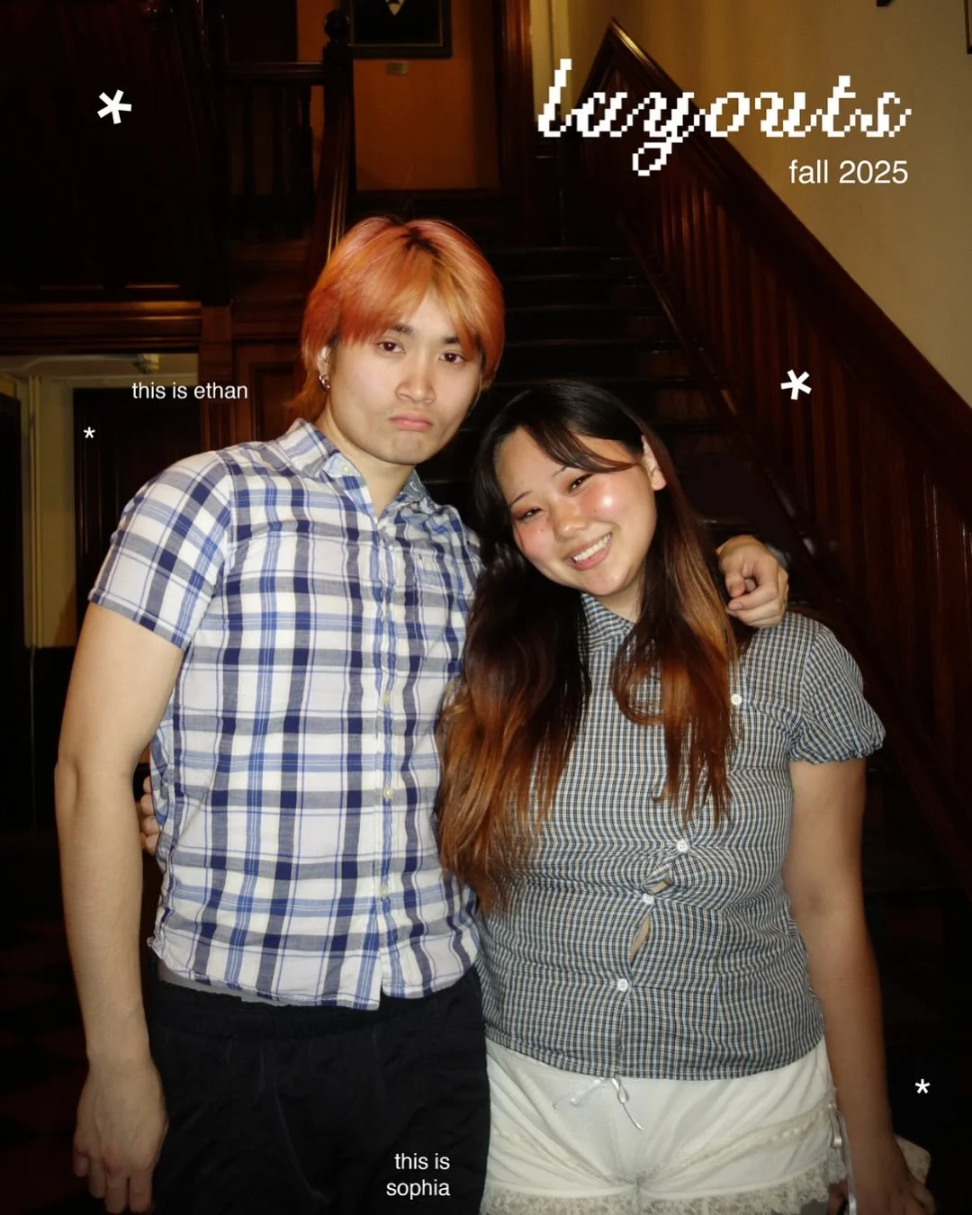 the people who make our magazine happen&hellip; our layout team!! ✎˖ᝰ✧˖&deg;

introducing:
- ethan, risd &lsquo;26
- sophia, brown &lsquo;26