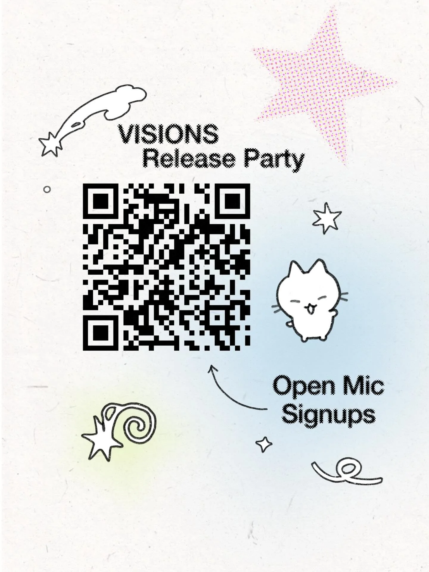 Want to show off your creative side 🤔 Then sign up to perform in our open mic session during our Launch Party! We look forward to seeing what you all have to show us 🙈🙈