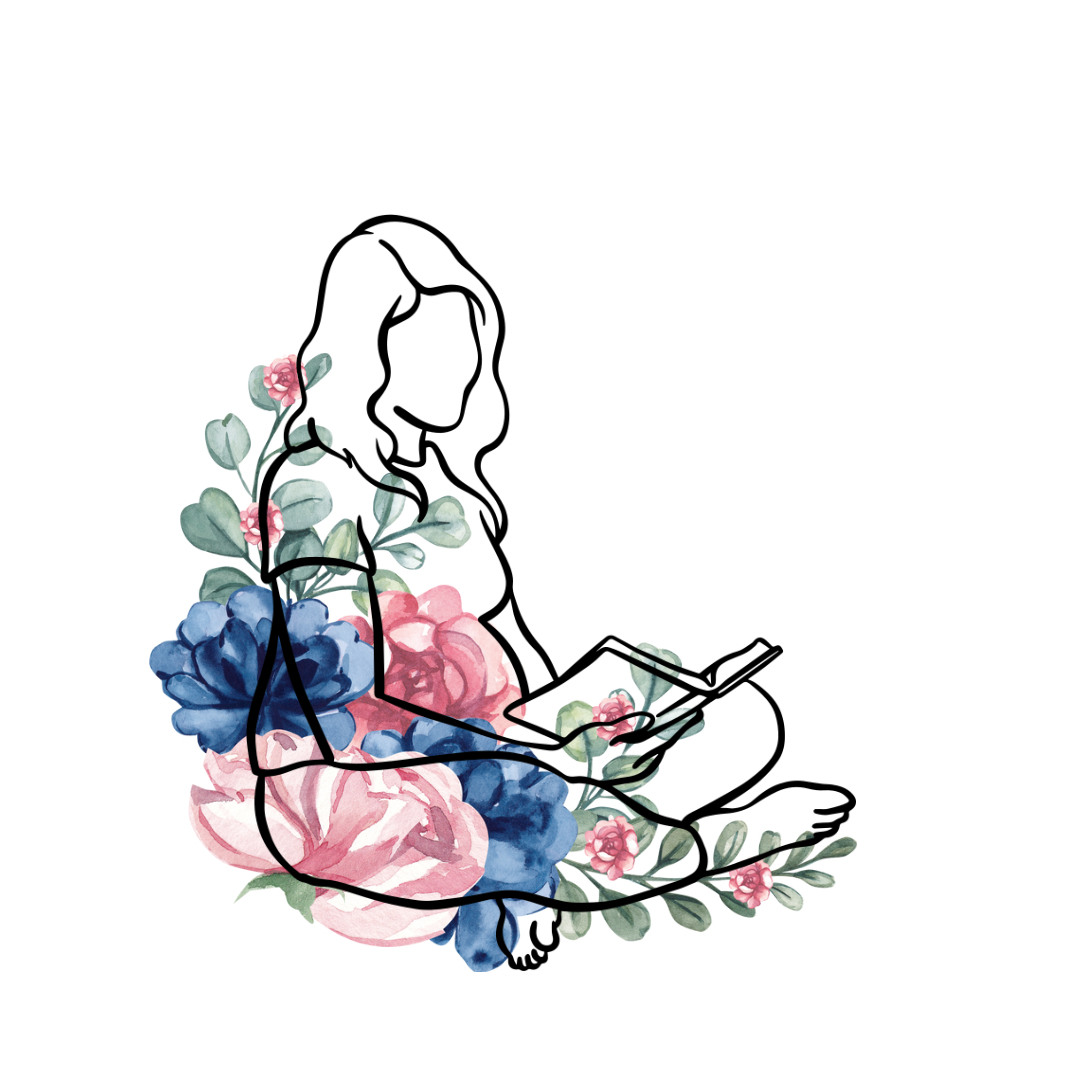 Pregnant woman reading, hypnobirthing