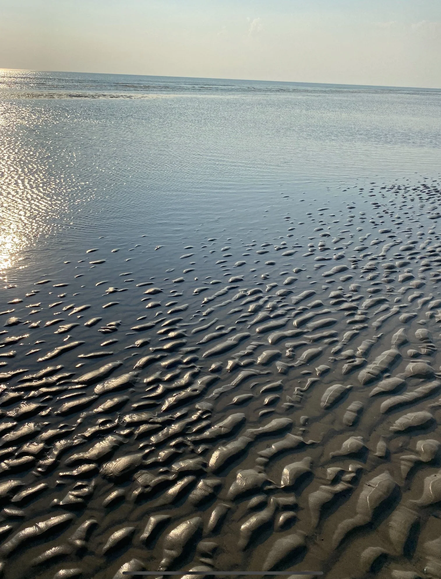 Seaside, sand and sunset