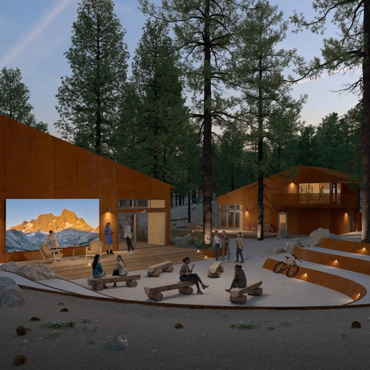 PINEVILLE RANCH Mass Timber, Living, Resilience 