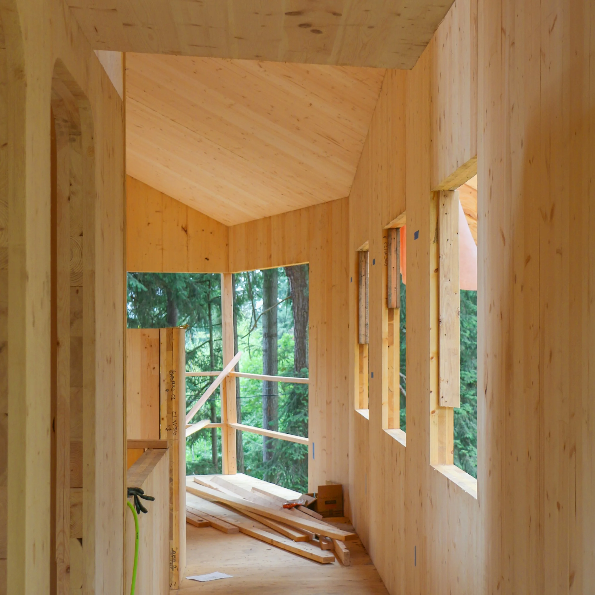 SHORELINE HOUSE Mass Timber, Living 