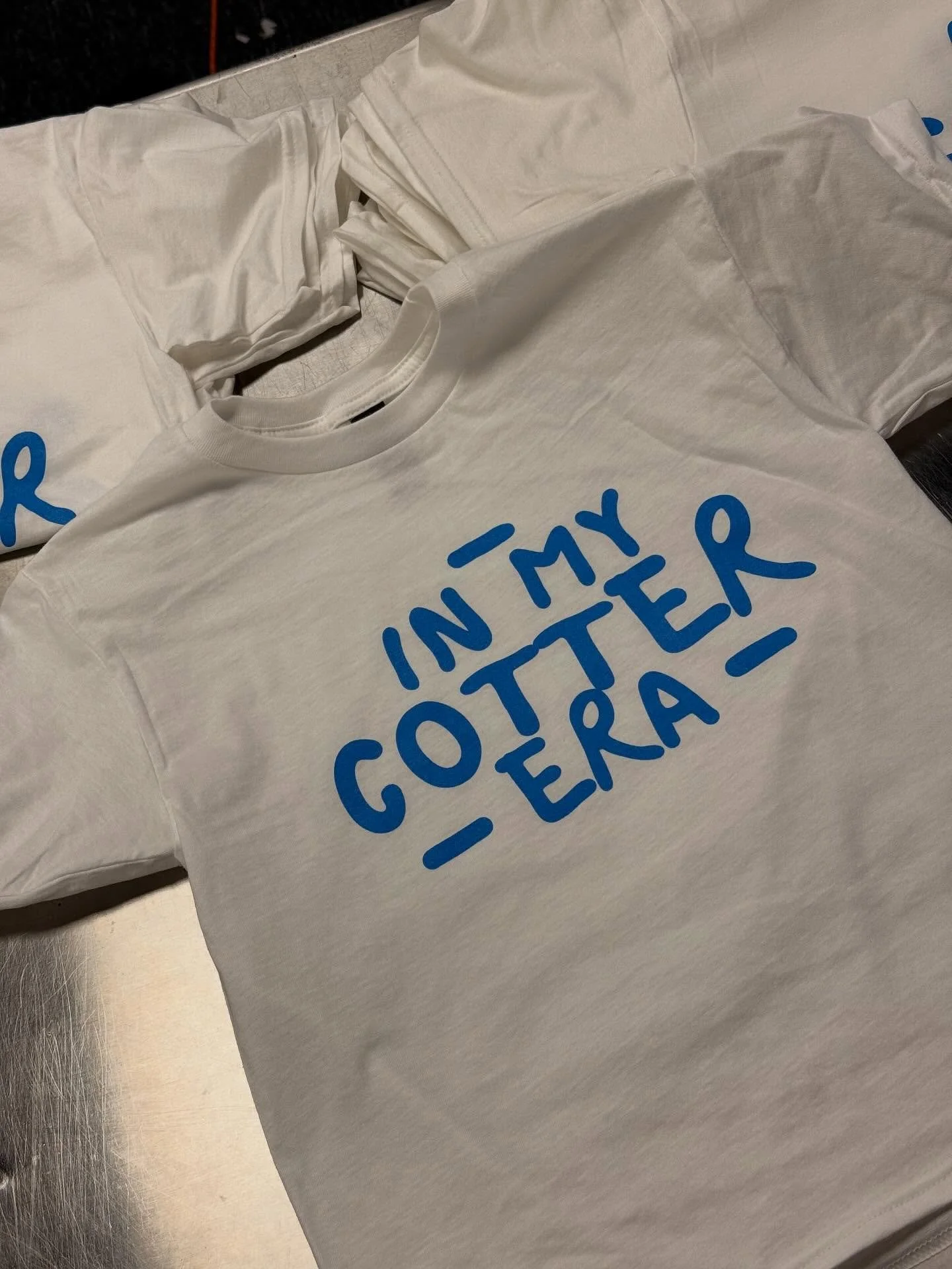 When your favorite teacher retires, the whole class needs a shirt! Thanks for the trust! #screenprinting #kansascity #shoplocalkc