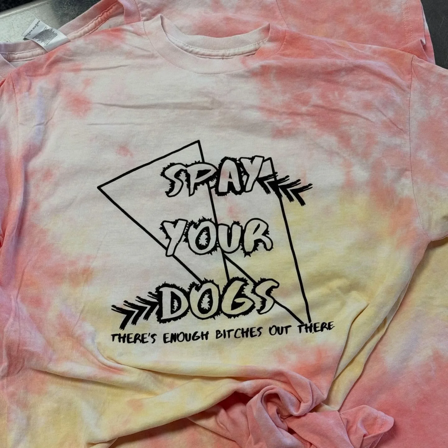 Got this hilarious request from ladies out west! They&rsquo;re out there in small towns in Kansas making sure to help control puppy population. #kansascity #screenprinting #shoplocalkc