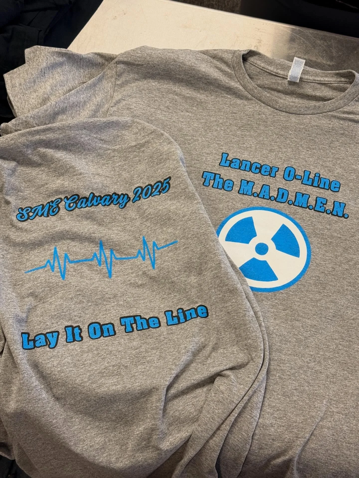 Had fun making these for @shawneemissioneast_official ! Thanks for the trust &bull;&bull; #kansascity #screenprinting #shoplocalkc