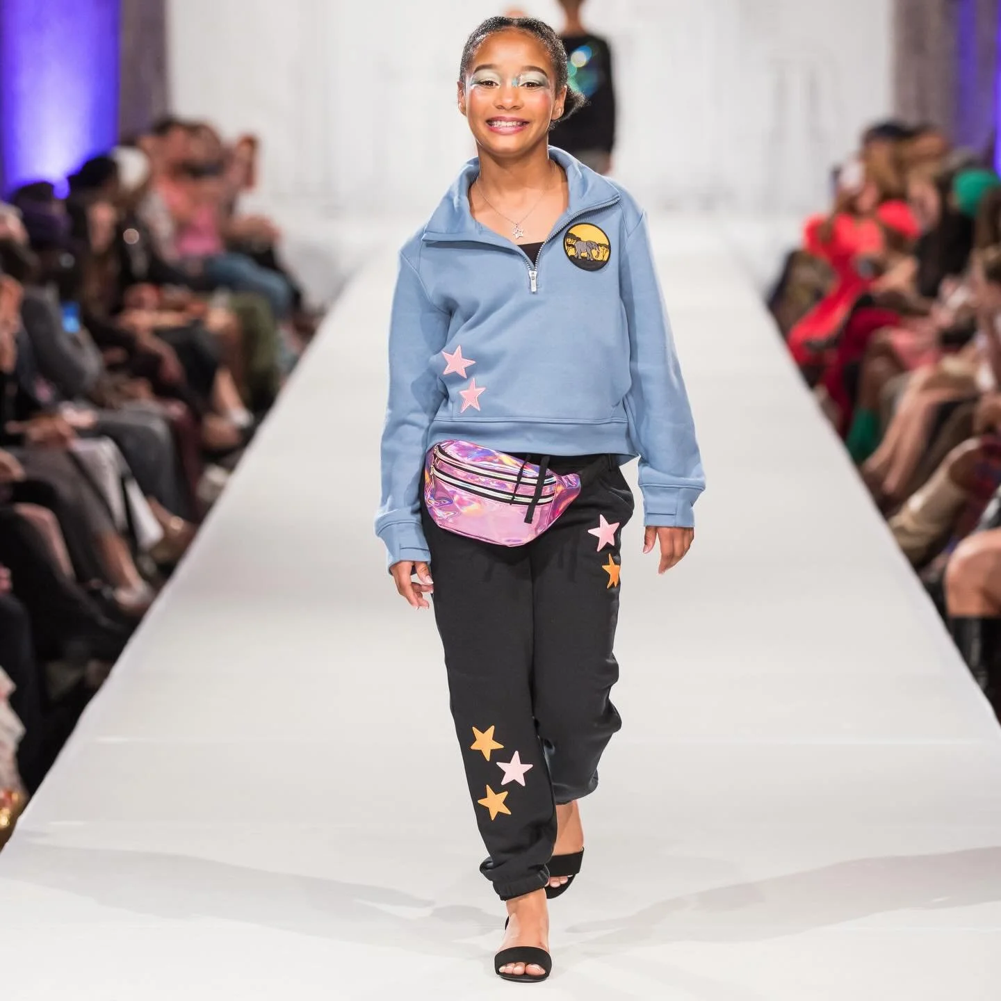 Kaylee shining on the #kcfw runway for the f/w 2025 collection! Photo by @elistackphoto