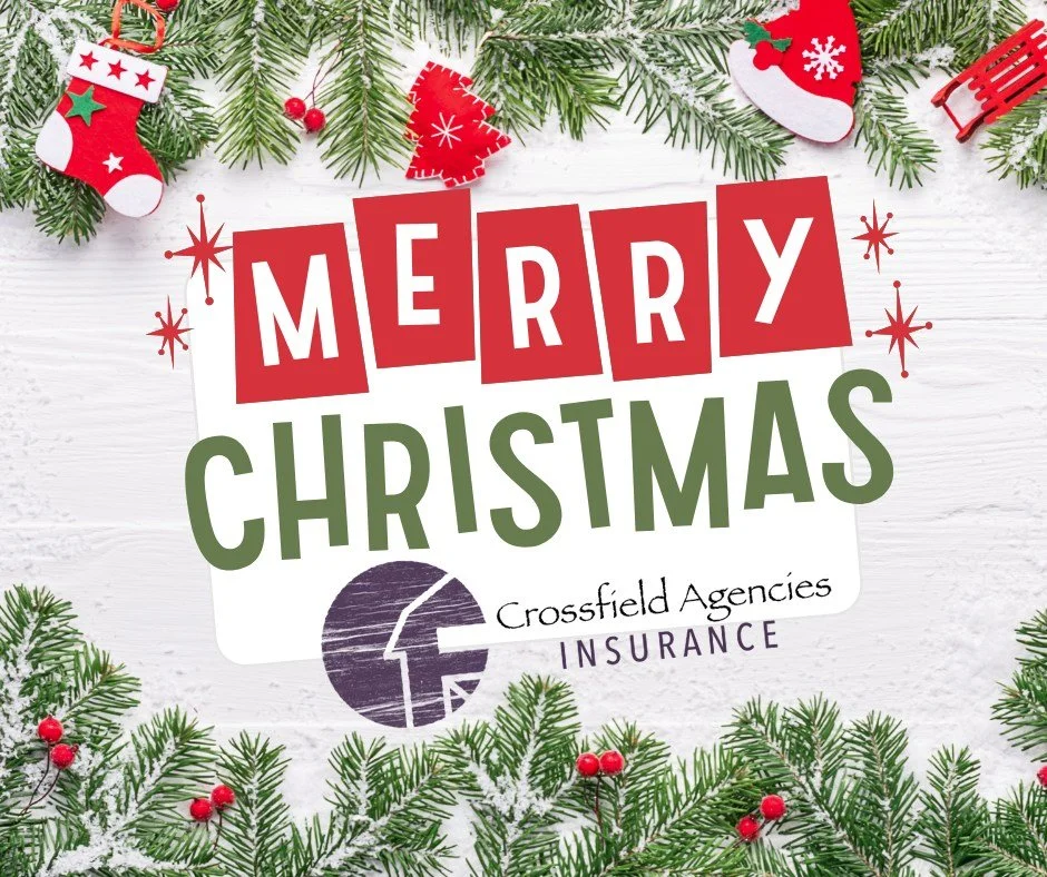 🎁 Happy Holidays from Crossfield Agencies! 🎁

From all of us here, we hope your Christmas is full of joy, laughter, and a little bit of magic. Thank you for trusting us to protect what matters most &mdash; it&rsquo;s our privilege to serve you.

He