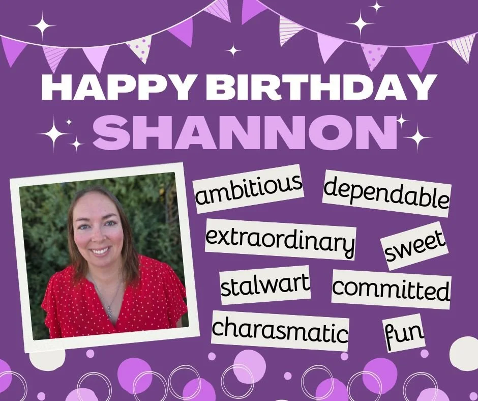 🎉 It&rsquo;s Shannon&rsquo;s birthday! 🎉

According to the team, a few words that describe her best are charismatic, ambitious, and dependable.

Shannon brings a positive energy to our team.  Her drive, dedication, and ability to connect with those