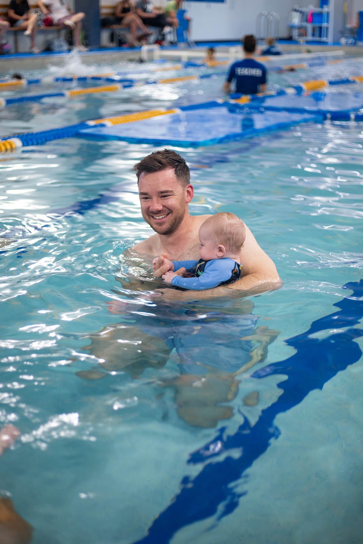 Dad and Baby In Pool _ Westgate Sports & Leisure Centre.jpg