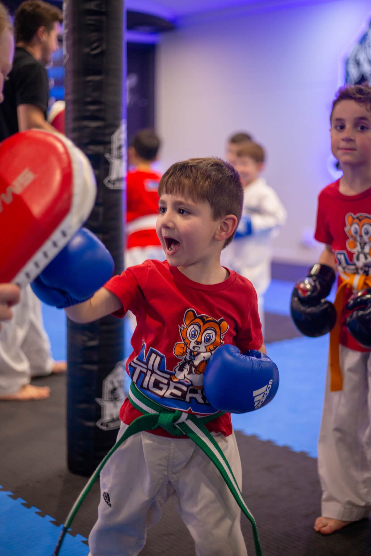 Boy Punching Training Pad _ Westgate Sports & Leisure Centre.jpg
