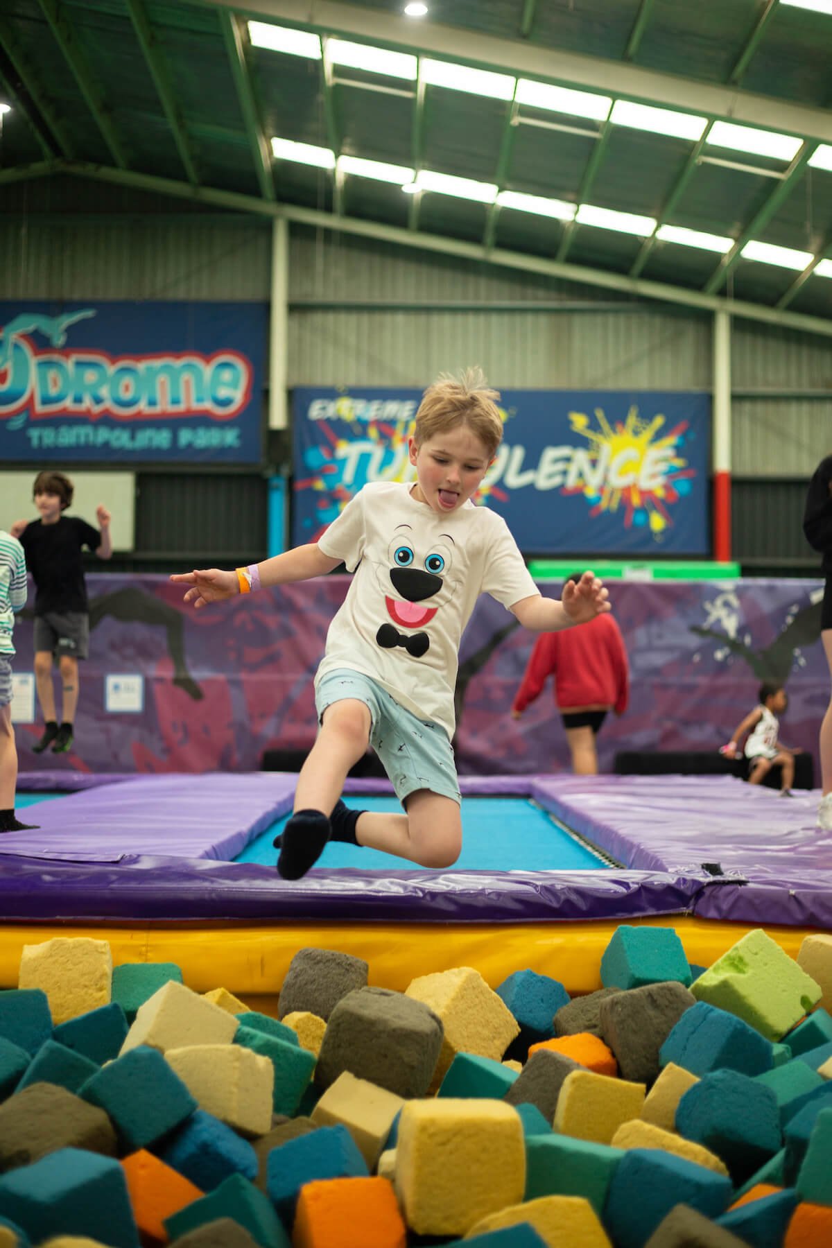Boy Jumping Into Foam Pit - Westgate Sports & Leisure Centre.jpg