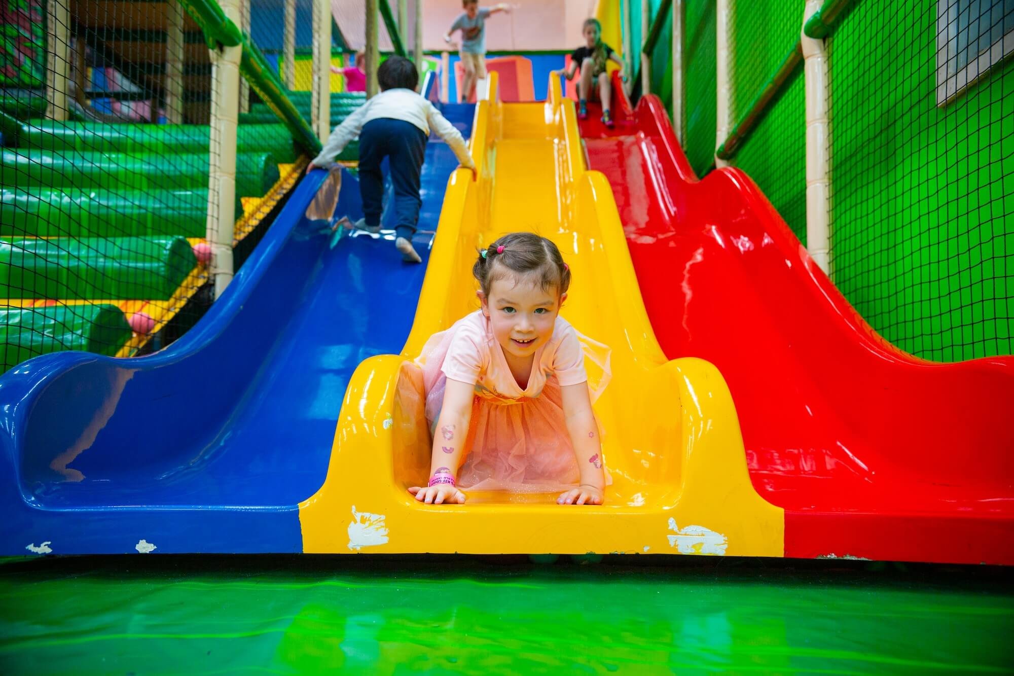 Children on slides - Westgate Sports & Leisure Centre.jpg