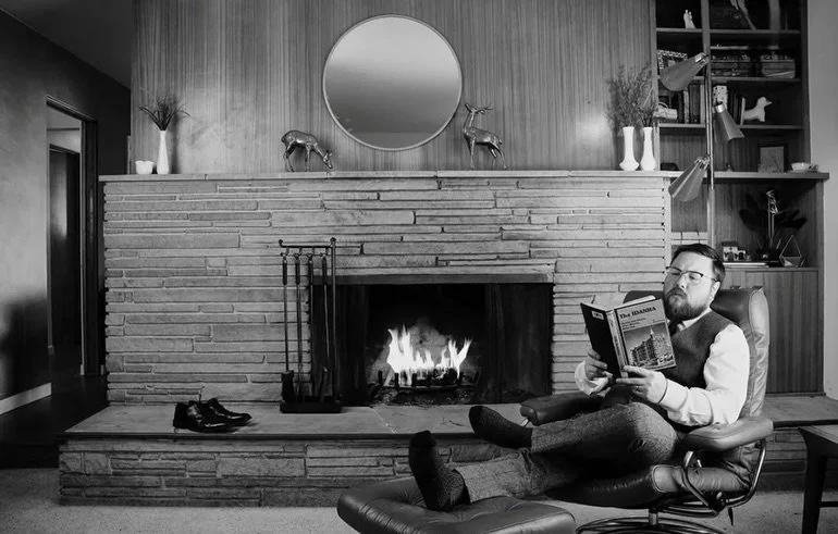 It all started as one of those&hellip;.

&hellip;.perfect December evenings in Boise.

The fire was crackling inside this beautifully preserved mid-century home &mdash; real stone hearth, original wood paneling, built-ins that have held stories for d