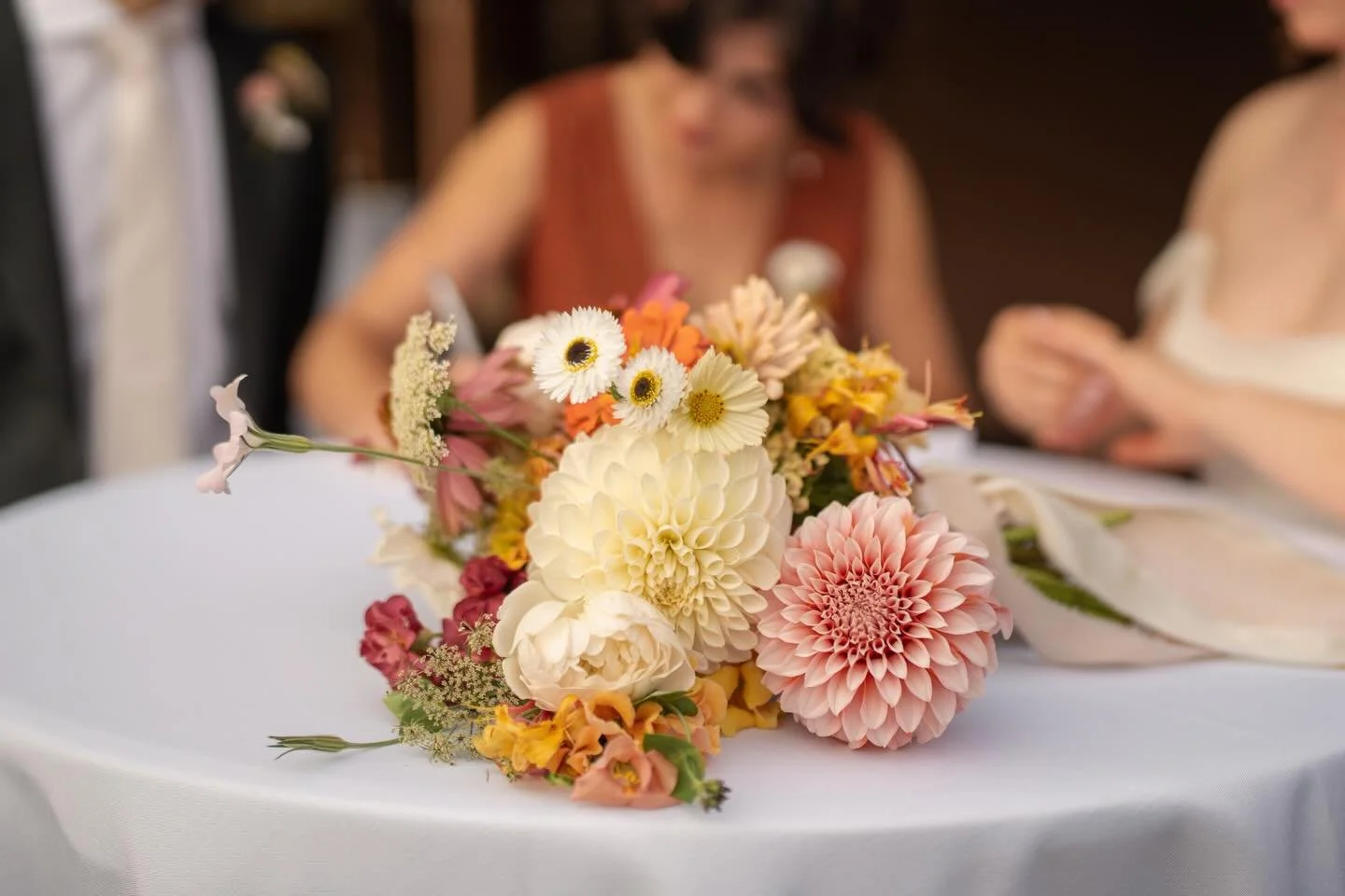 I read somewhere (forgive me I don&rsquo;t remember where, pregnancy brain and all) that floristry is a blue collar job with white glove service. And the accuracy of that! Especially for those of us who have flower farms and provide event florals!

F