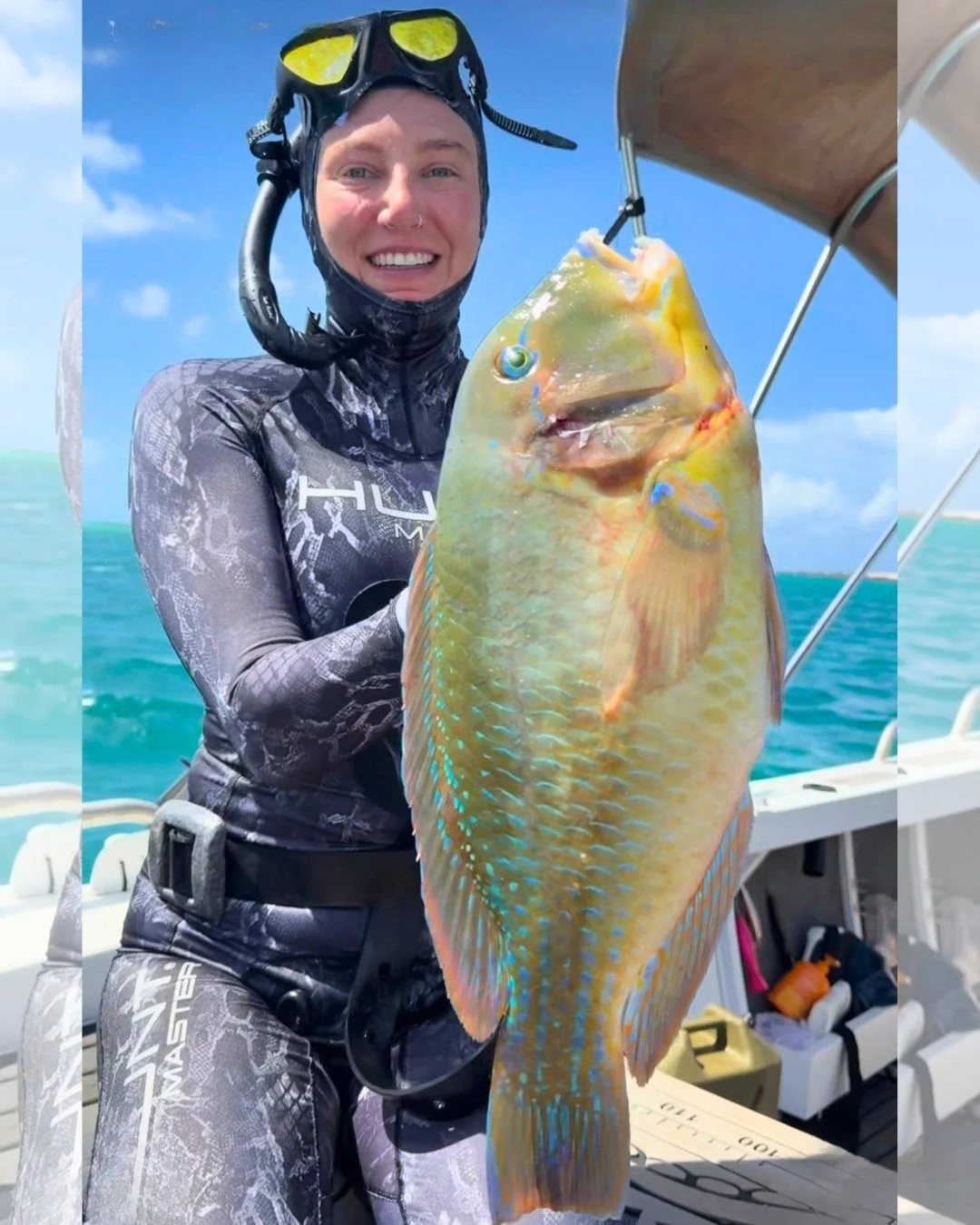 Anyone else immediately start planning fish tacos when they saw this? 😍🌮

Ella kept it simple...

"Very due to restock the freezer."

A successful dive and one very well-stocked freezer later, we'd call that a pretty good day on the water