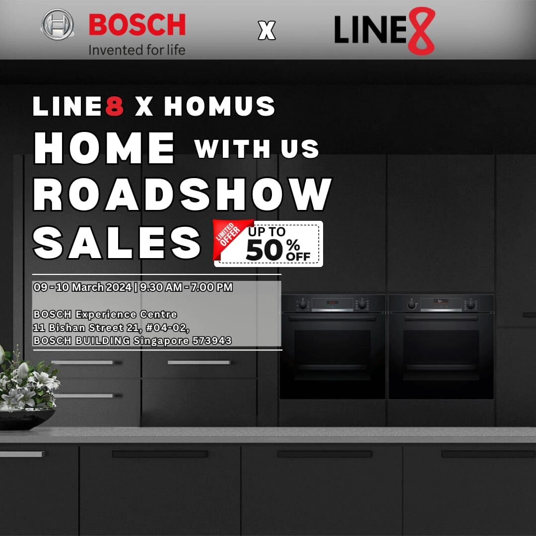 Visit us at Bosch Experience Centre @ 11 Bishan St 21 for exclusive deals!