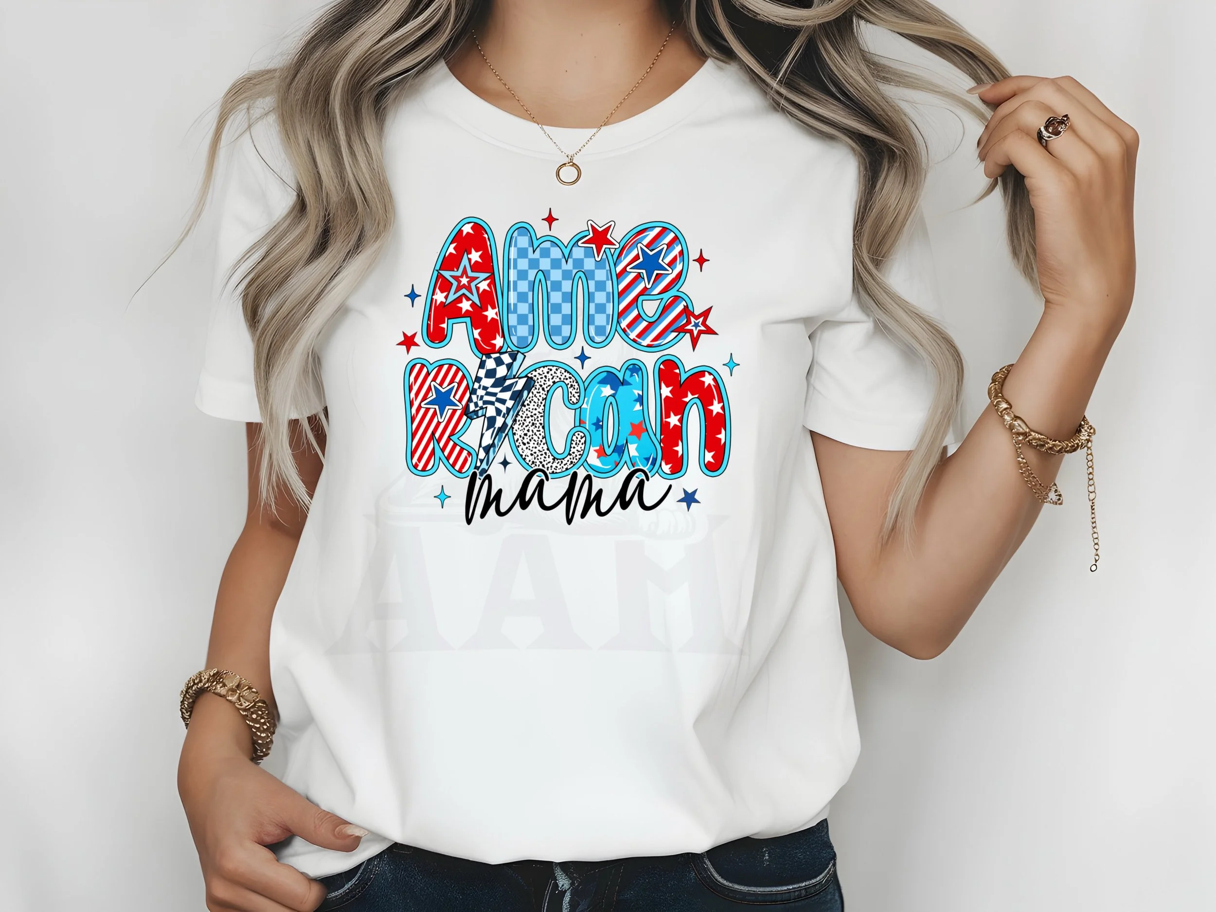 American Mama 4th July shirt