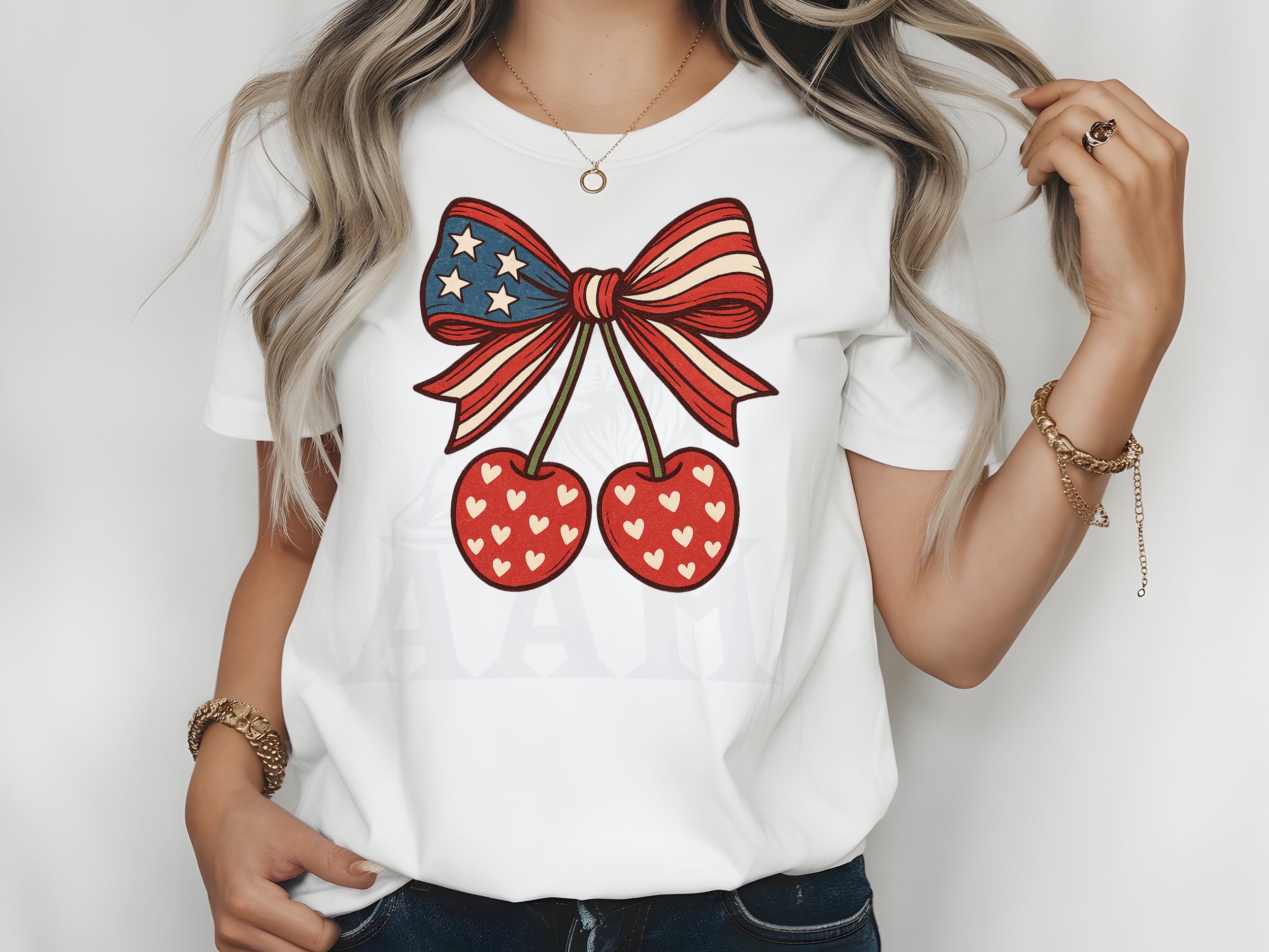 4th July Cherry shirt