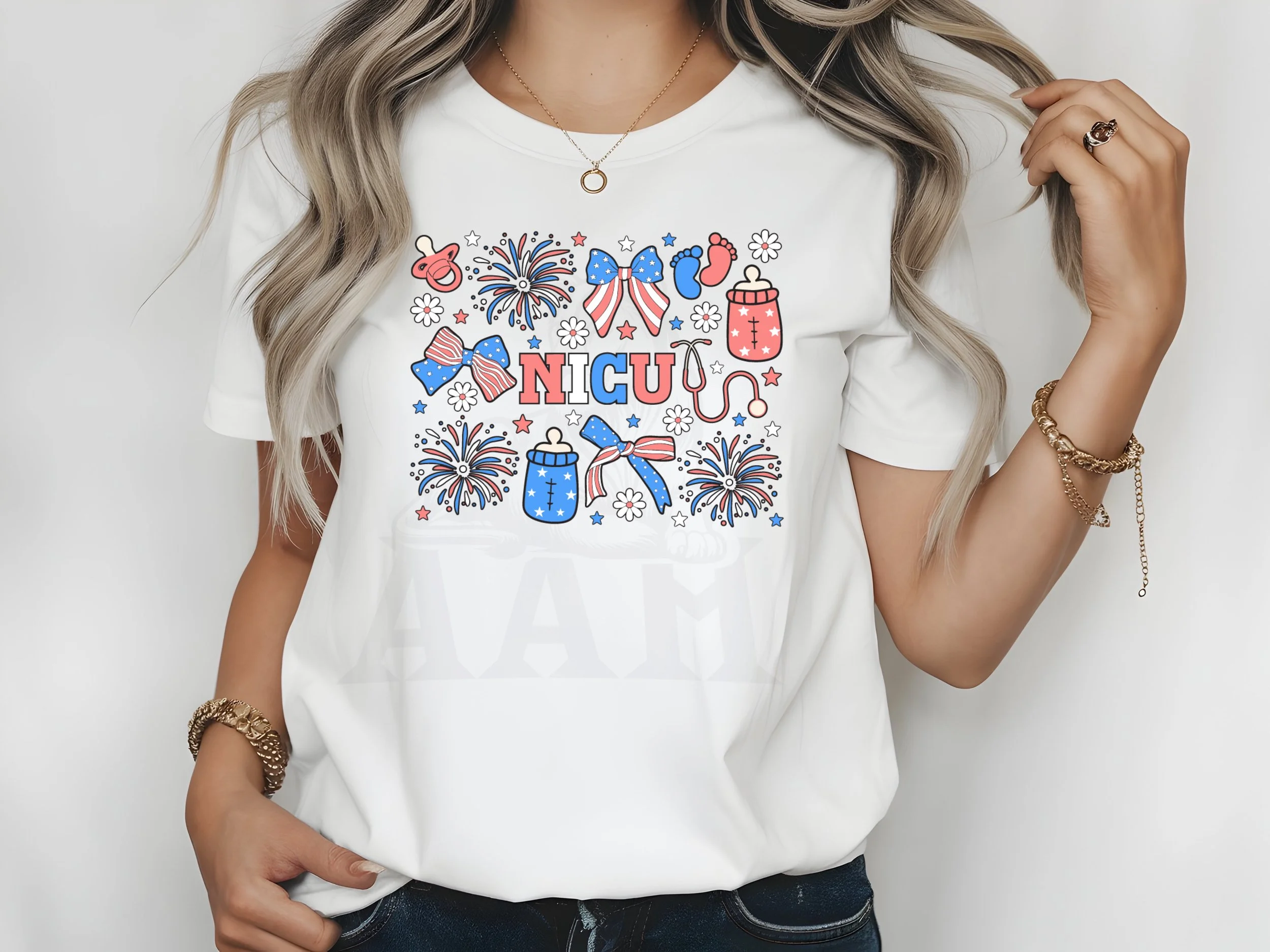 NICU 4th July shirt