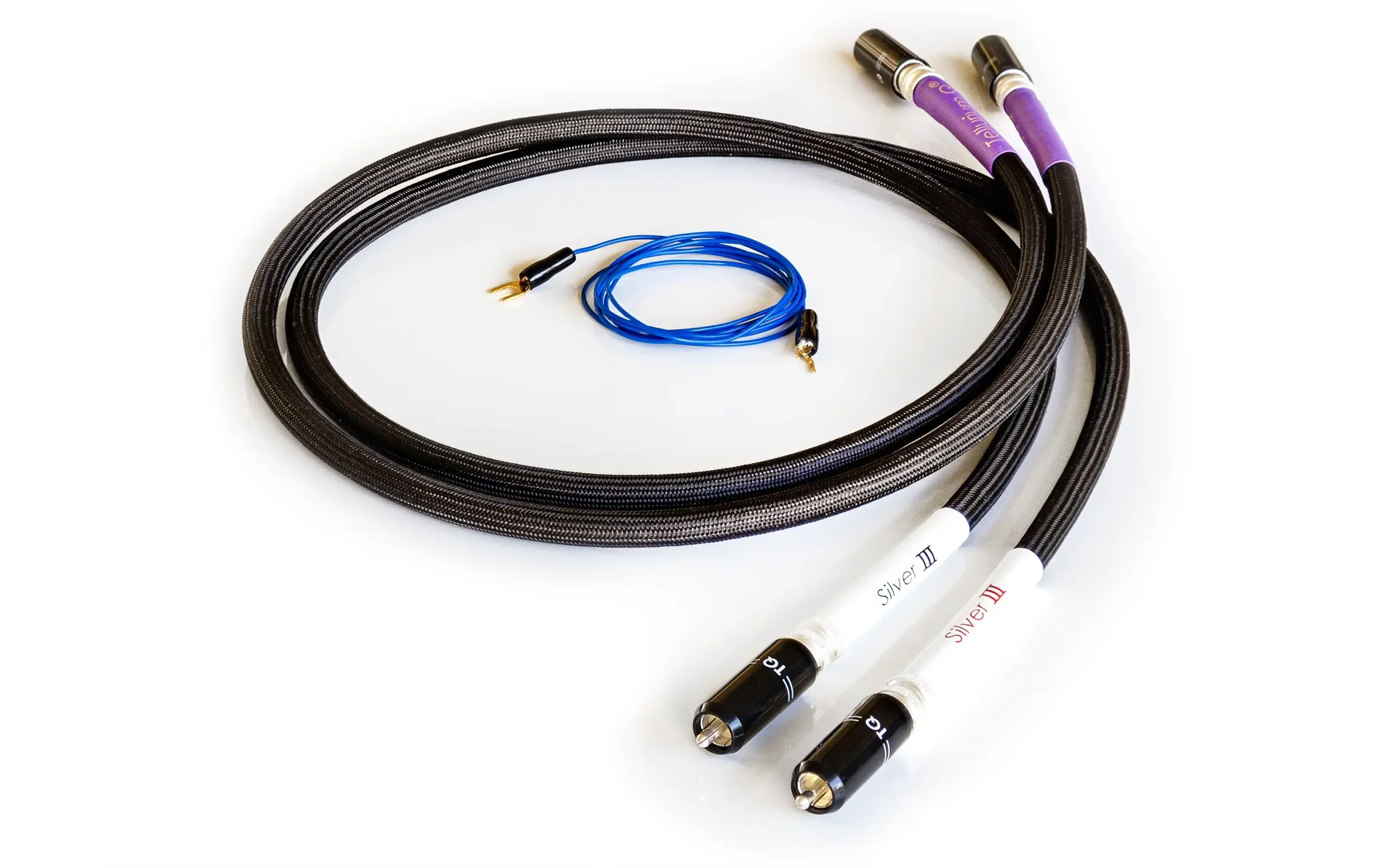 Tellurium Q Silver III Tone Arm RCA-RCA Cable