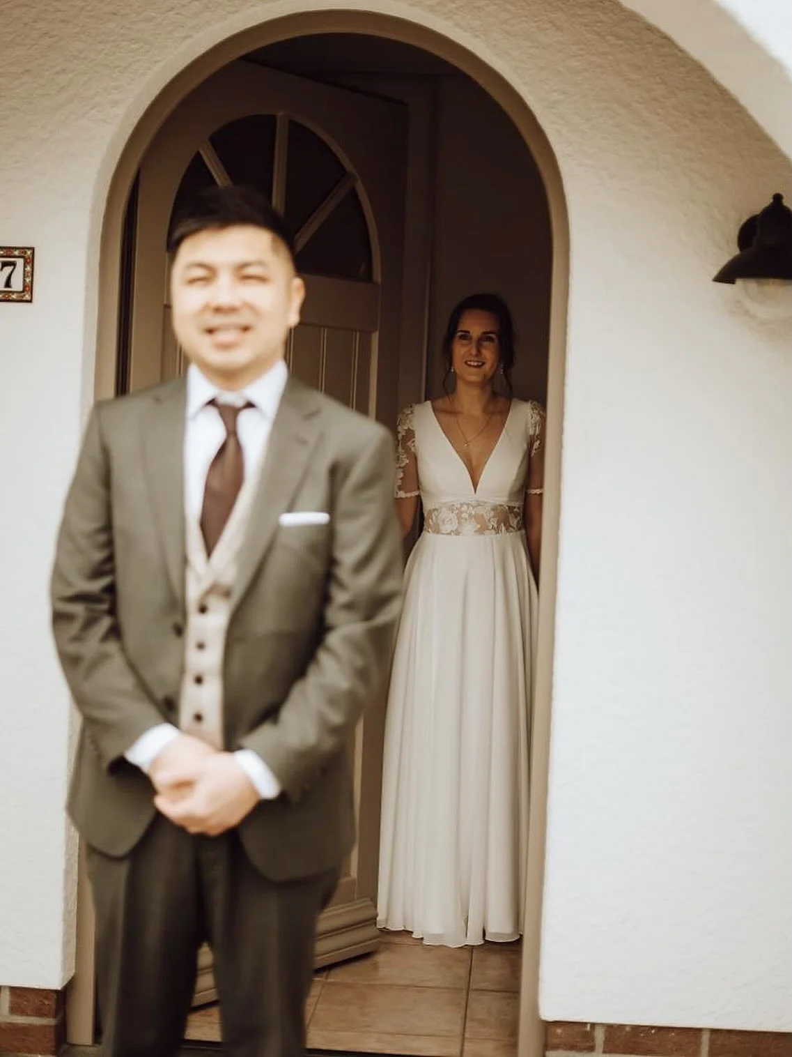 De eerste keer elkaar zien&hellip;
en plots staat de wereld even stil ❤️