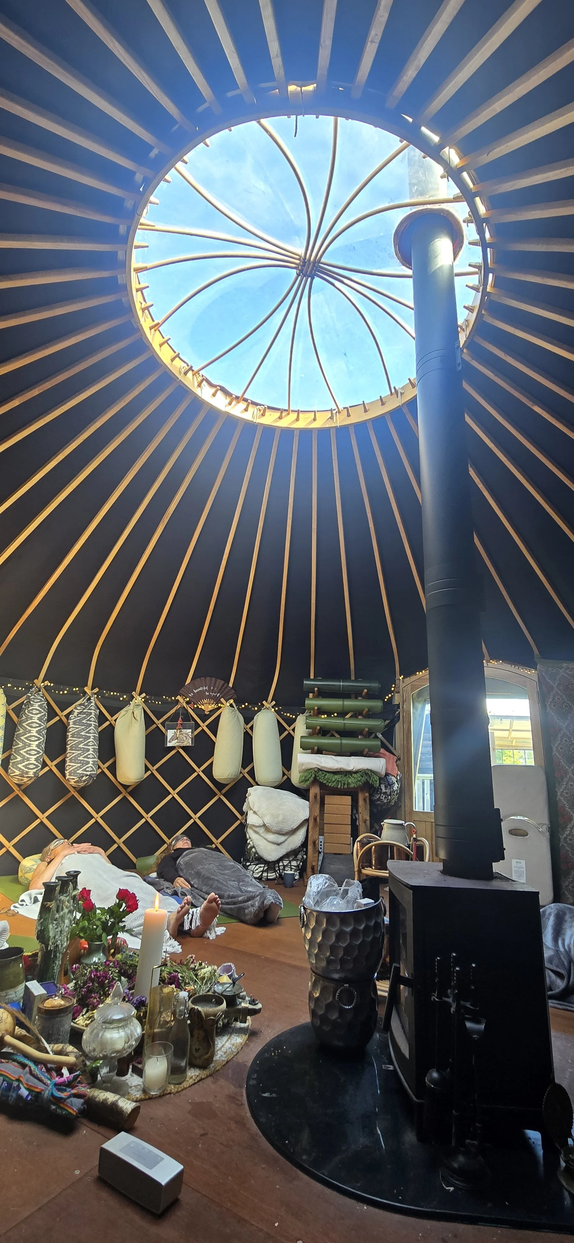 Breathwork in the yurt