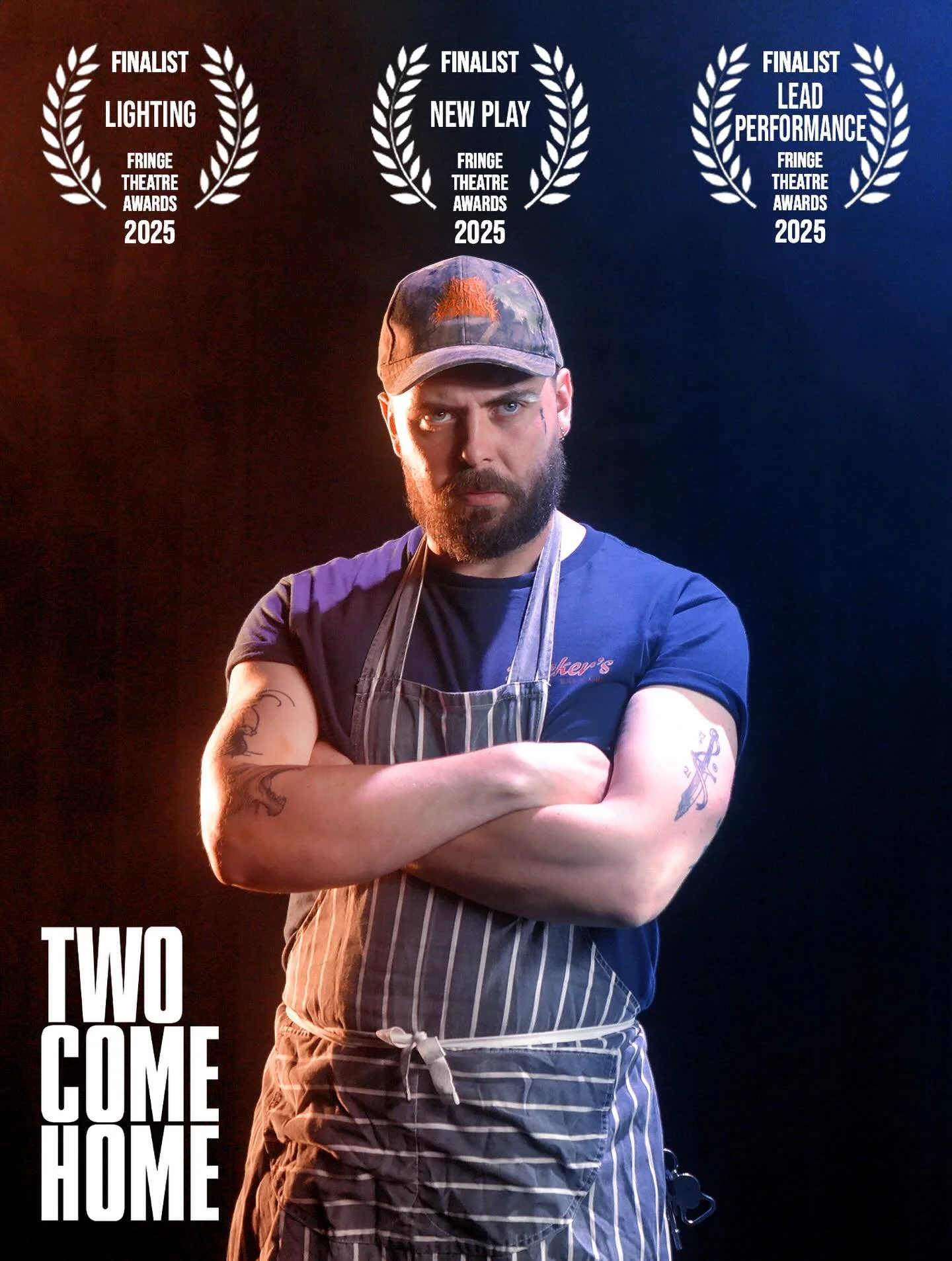 Thank you to the @fringetheatreawards panel! We&rsquo;re thrilled to be finalists for Lighting, New Play, and Lead Performance! See you in Clapham 🤠