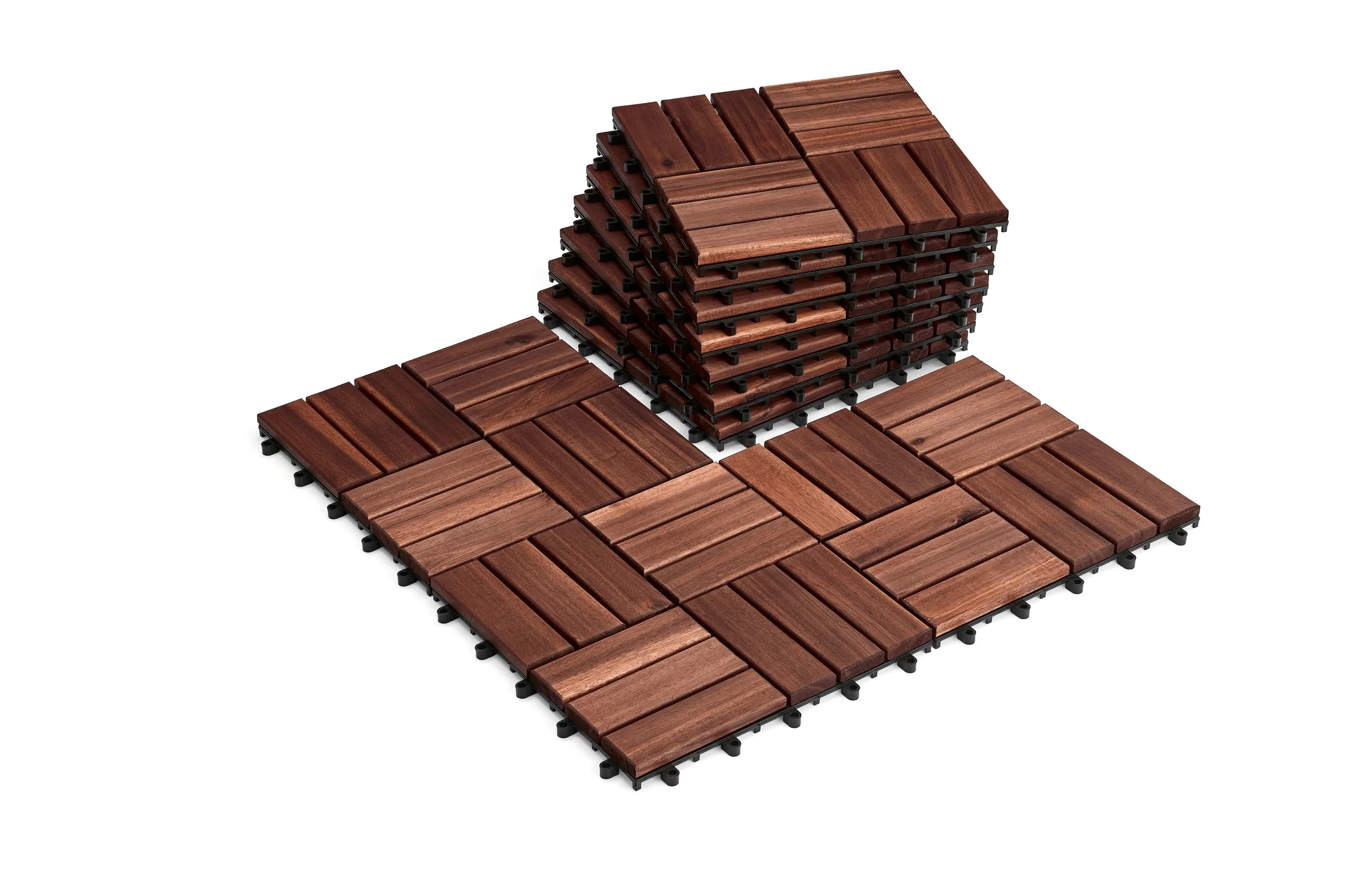 Outdoor wooden deck tiles — Embrace the simplicity