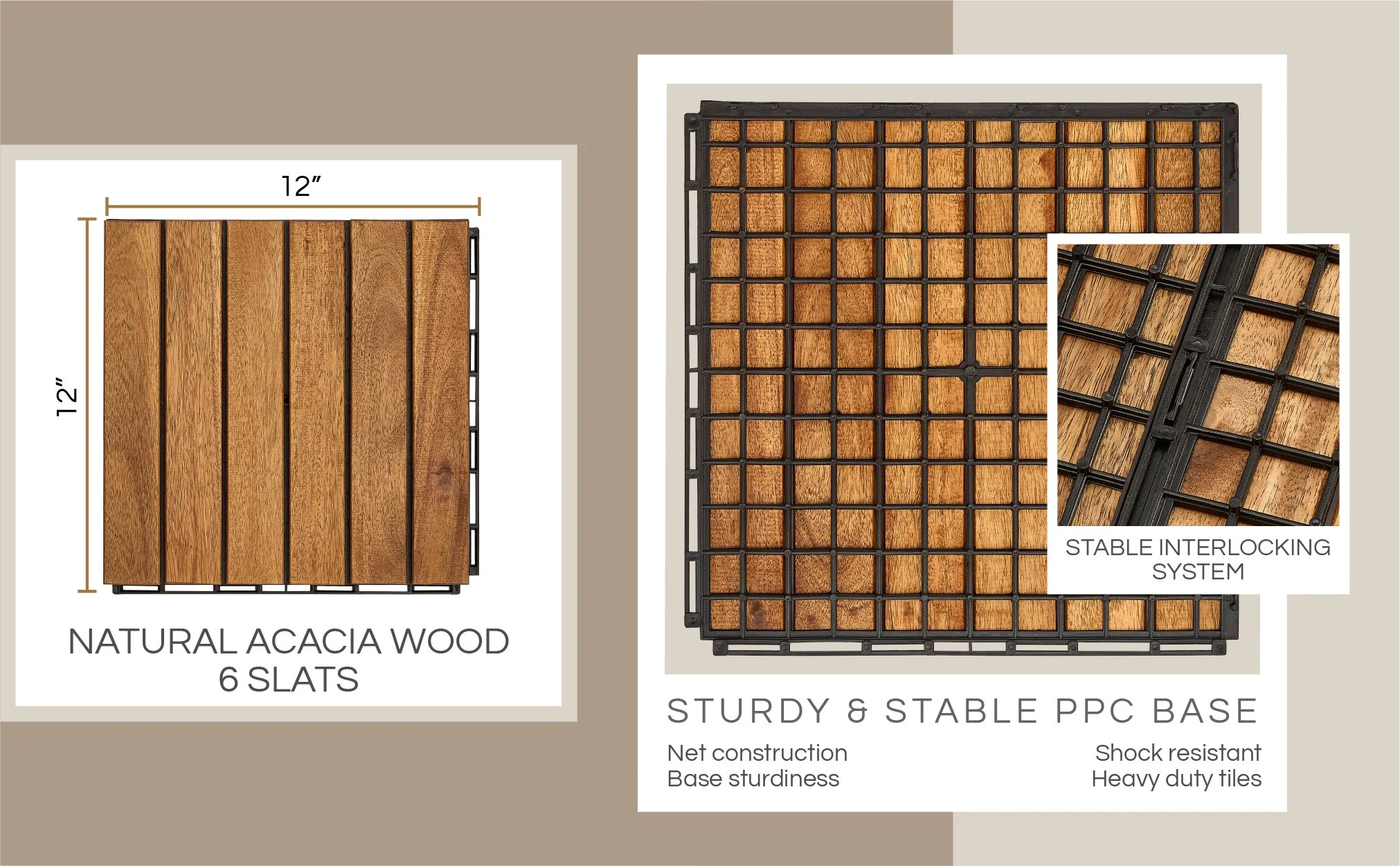 Aplus-DeckTiles-6Slats-Golden Teak-Sturdy and Stable PPC Base.jpg
