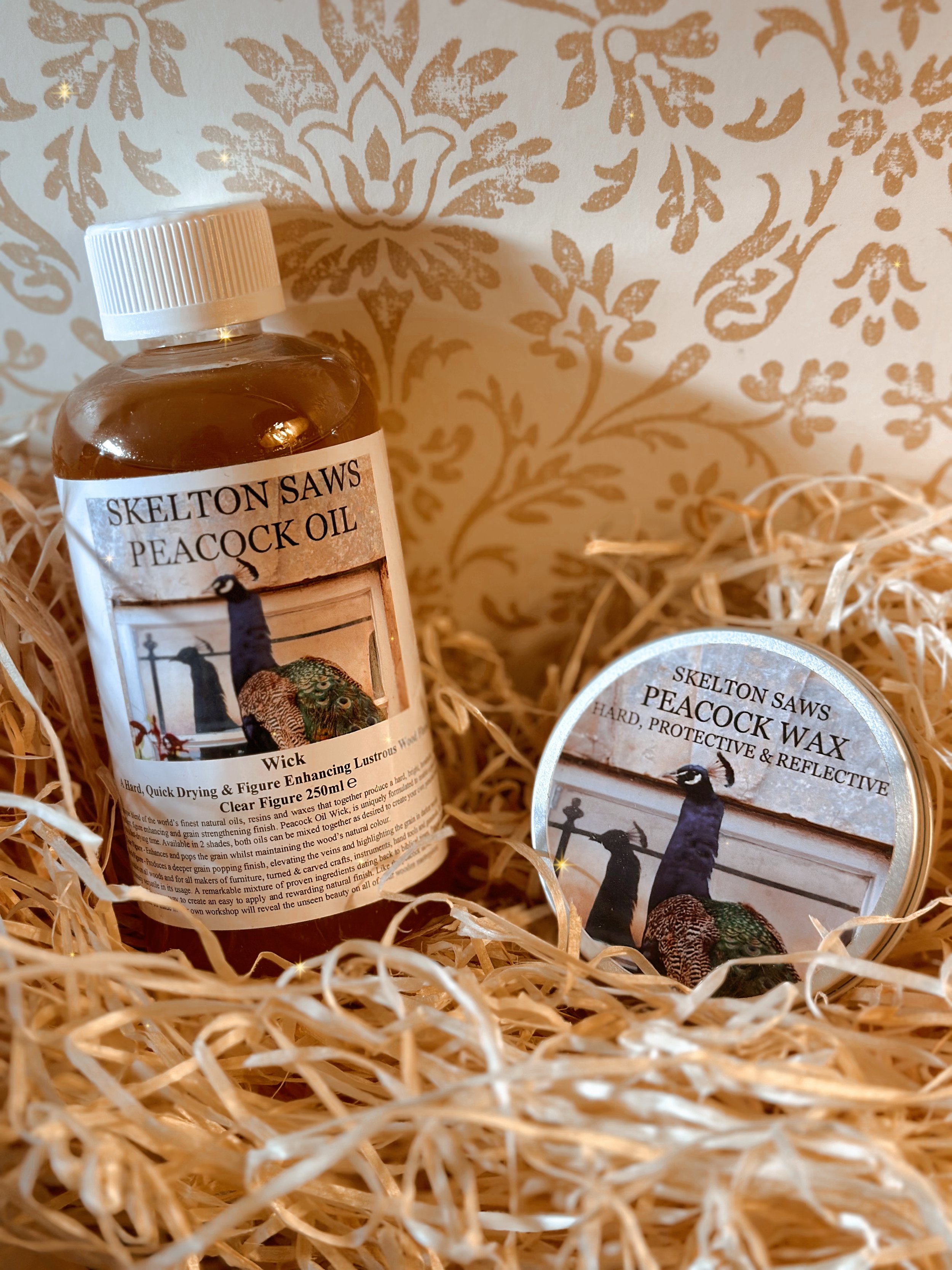 Peacock Oil Wick & Wax Small Set