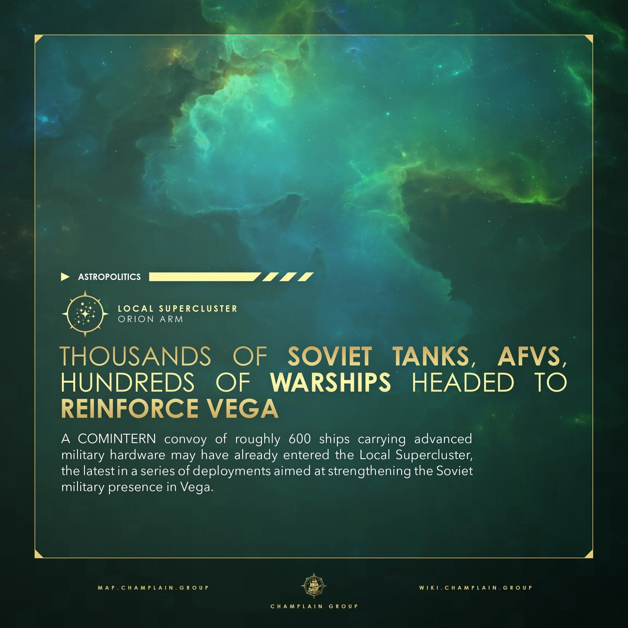 Thousands of Soviet Tanks, AFVs, Hundreds of Warships Headed to Reinforce Vega