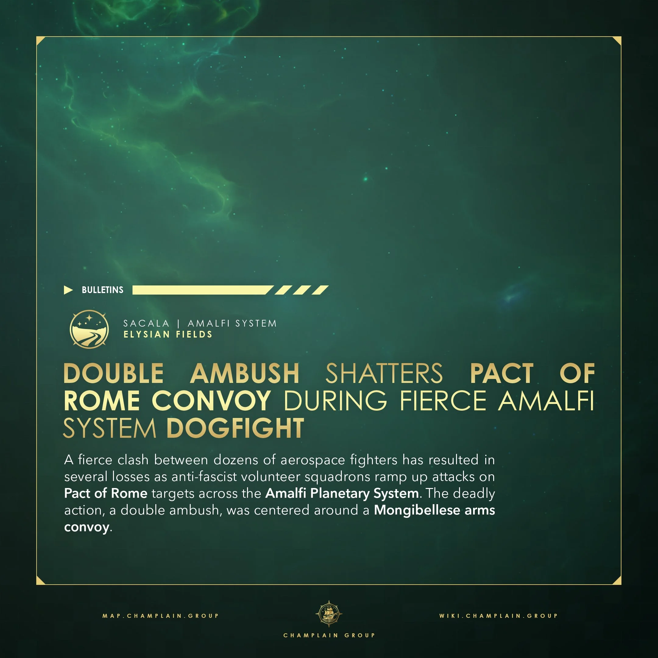 Double Ambush Shatters Pact of Rome Convoy During Fierce Amalfi System Dogfight