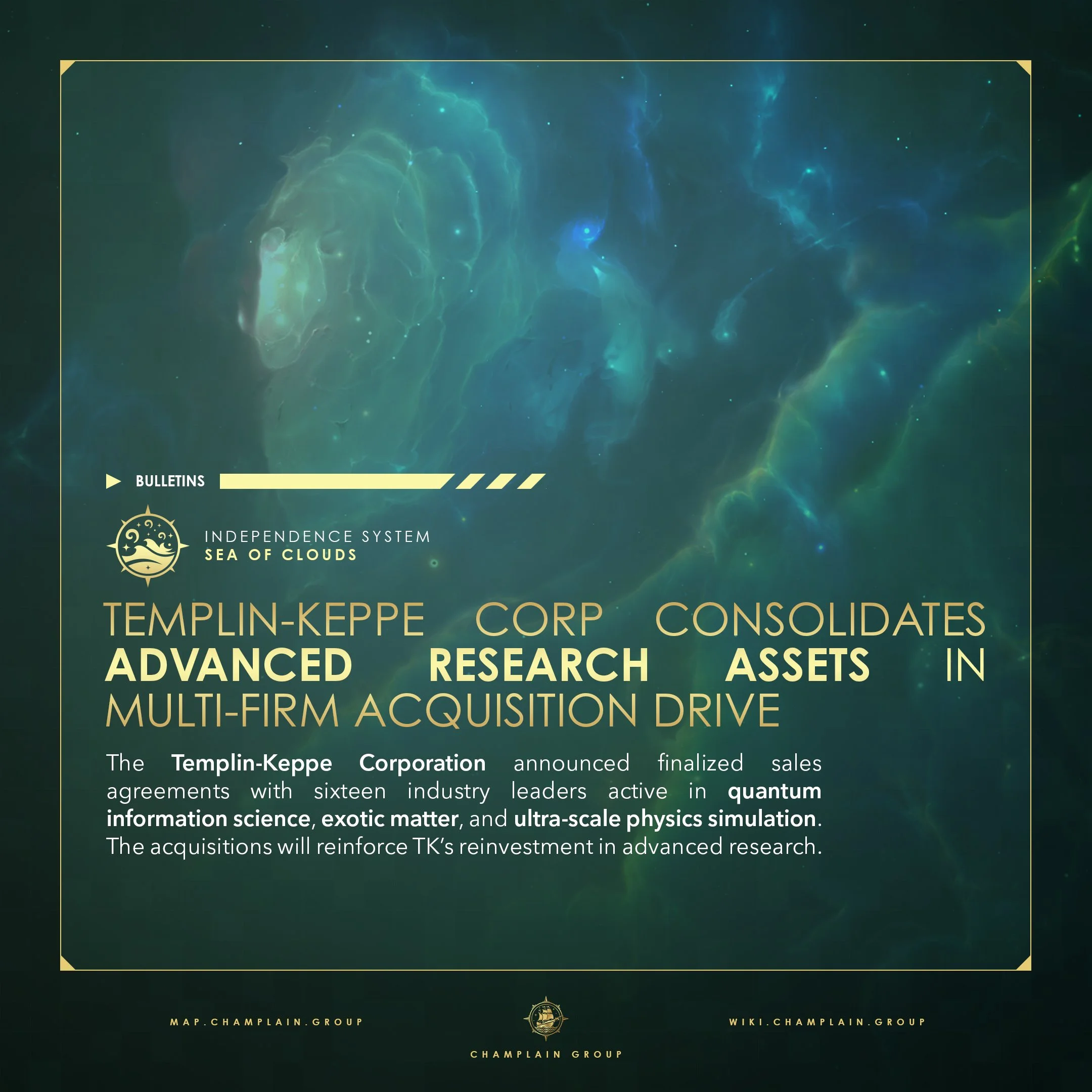 Templin-Keppe Corporation Consolidates Advanced Research Assets in Multi-Firm Acquisition Drive