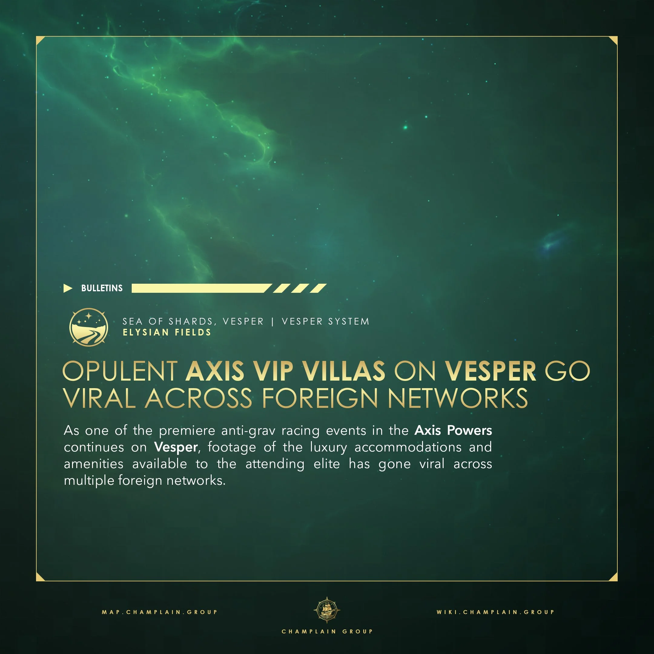 Opulent Axis VIP Villas on Vesper Go Viral Across Foreign Networks