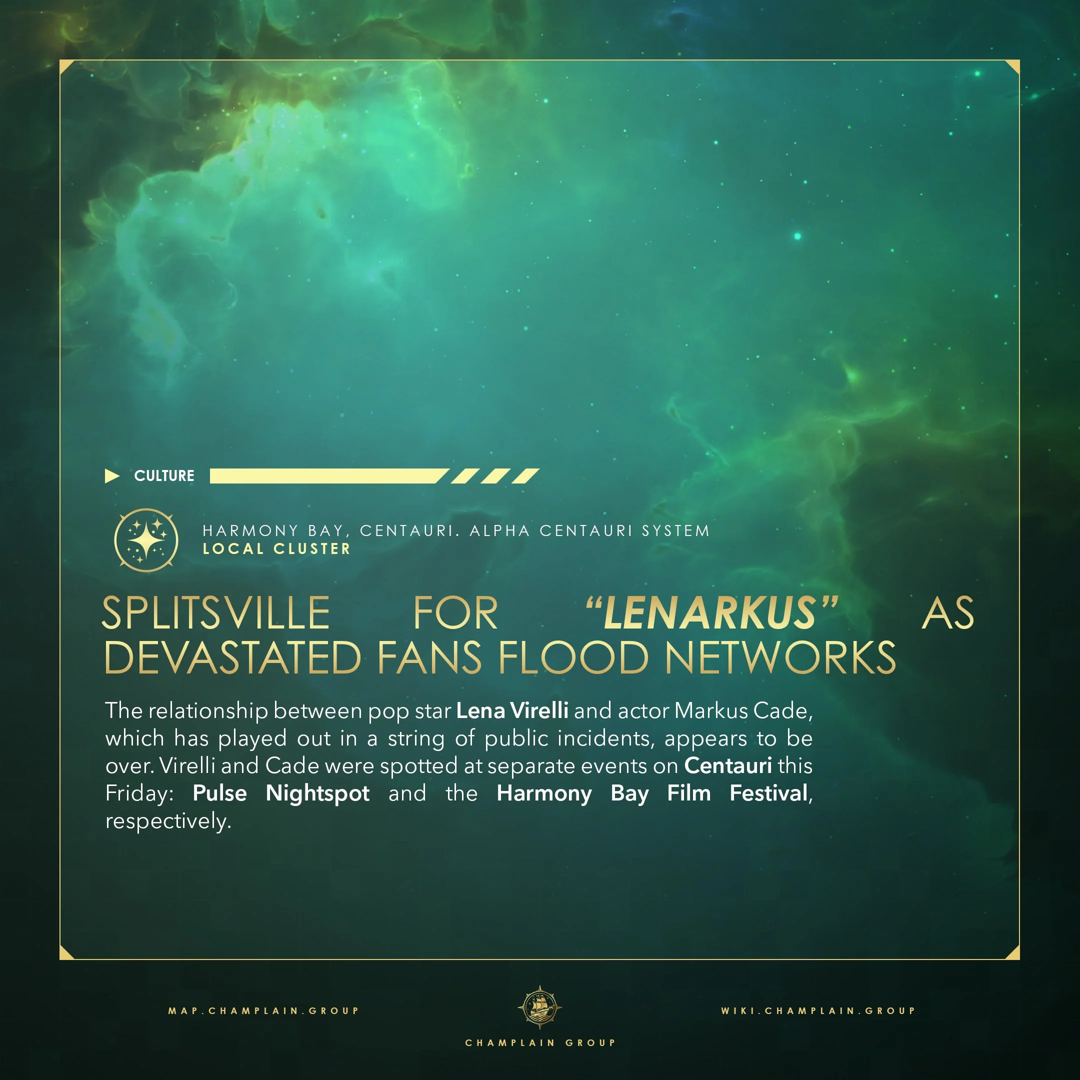 Splitsville for “Lenarkus” As Devastated Fans Flood Networks
