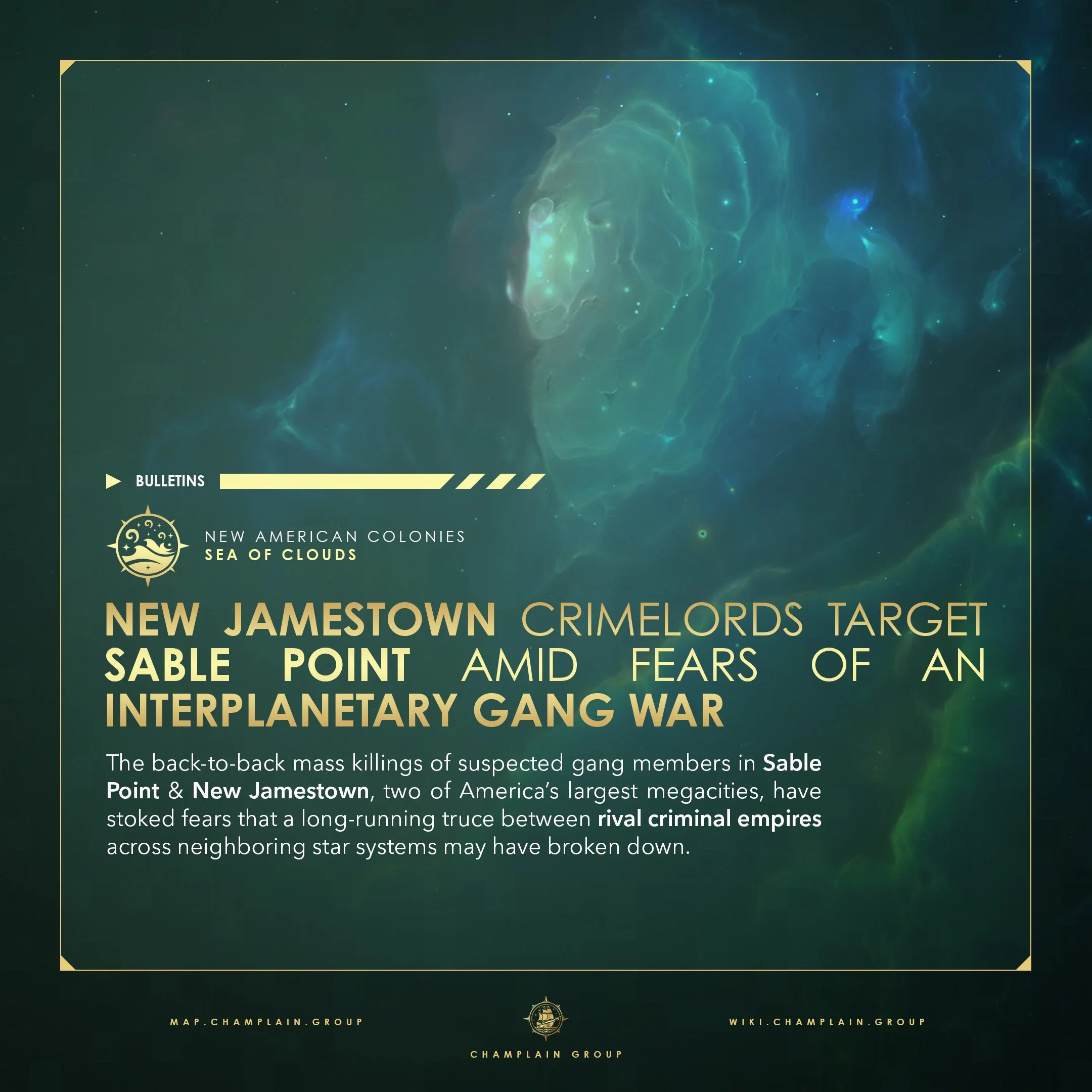 New Jamestown Crimelords Target Sable Point Amid Fears of an Interplanetary Gang War