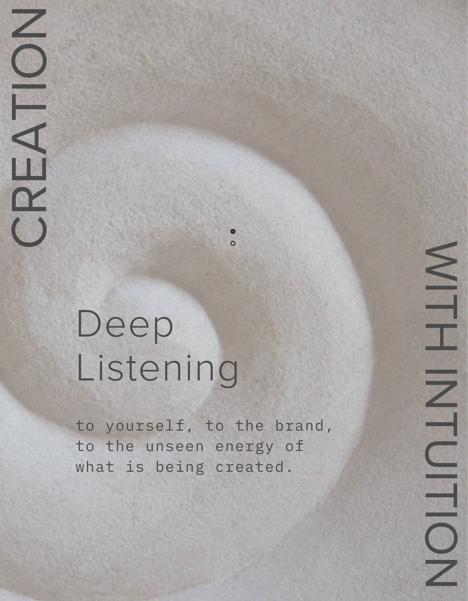 CREATION with INTUITION