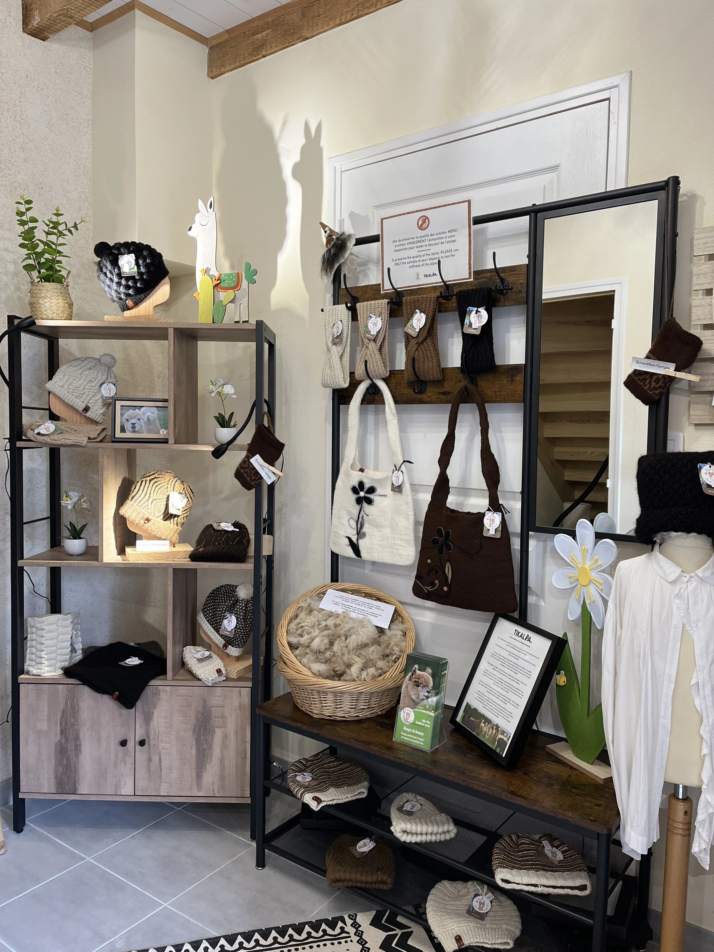 Boutique Locronan - Finistère - Alpagas du Rompay - Alpagas Bretagne - France