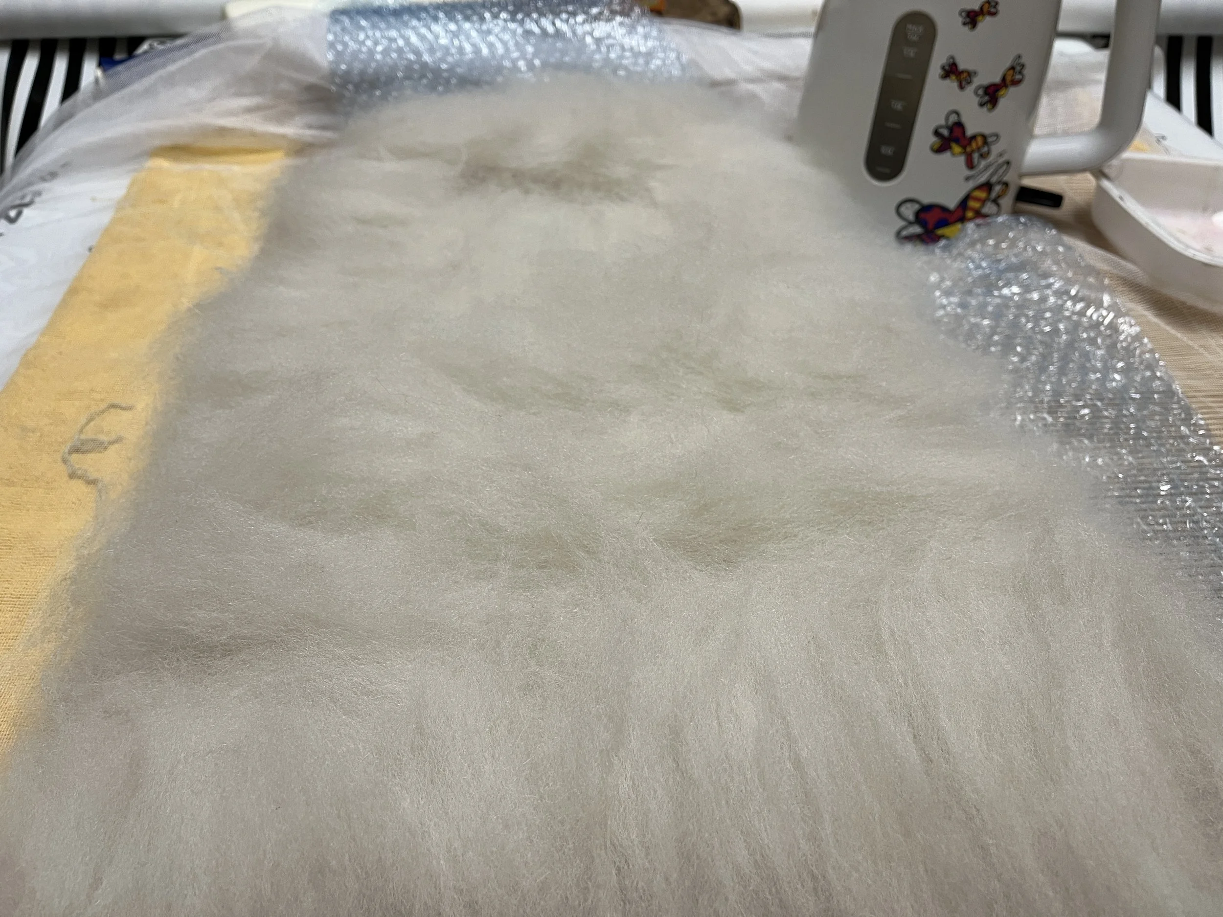 Feutrage à l'eau chaude - Alpagas du Rompay - Alpagas Bretagne - France