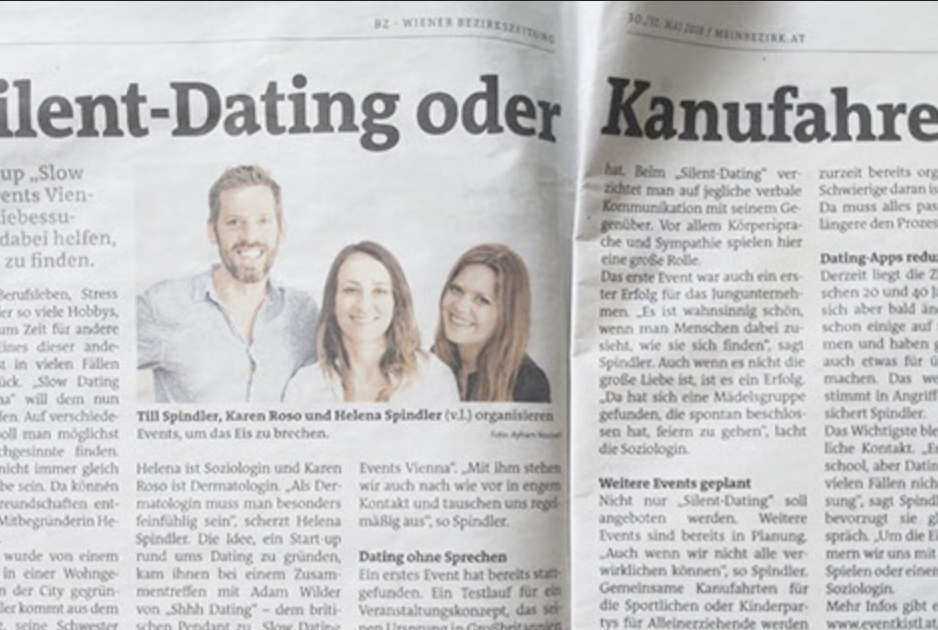 Silent-Dating oder Kanufahren?