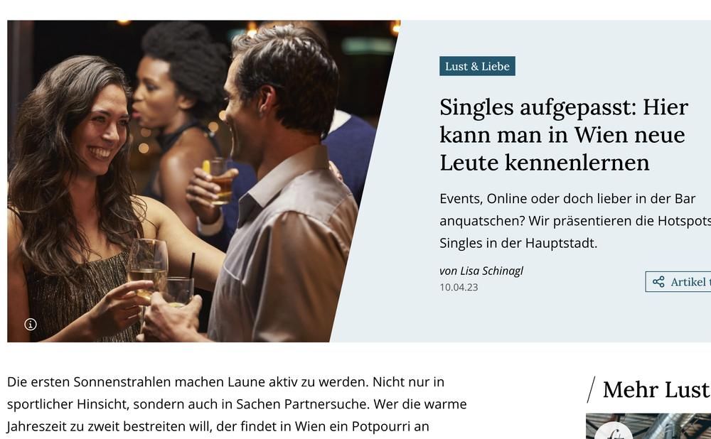 Singles aufgepasst