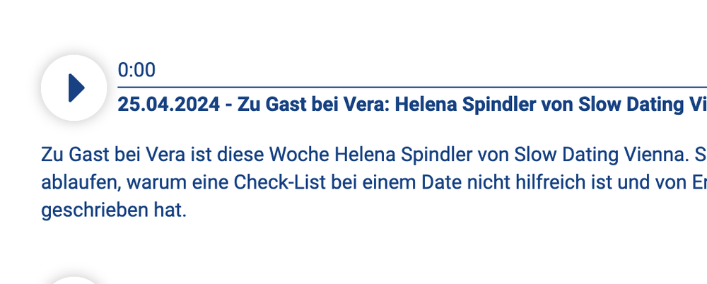 Zu Gast bei Vera
