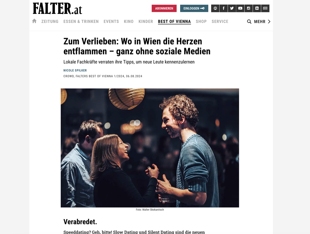 Zum Verlieben: Wo in Wien die Herzen entflammen – ganz ohne soziale Medien