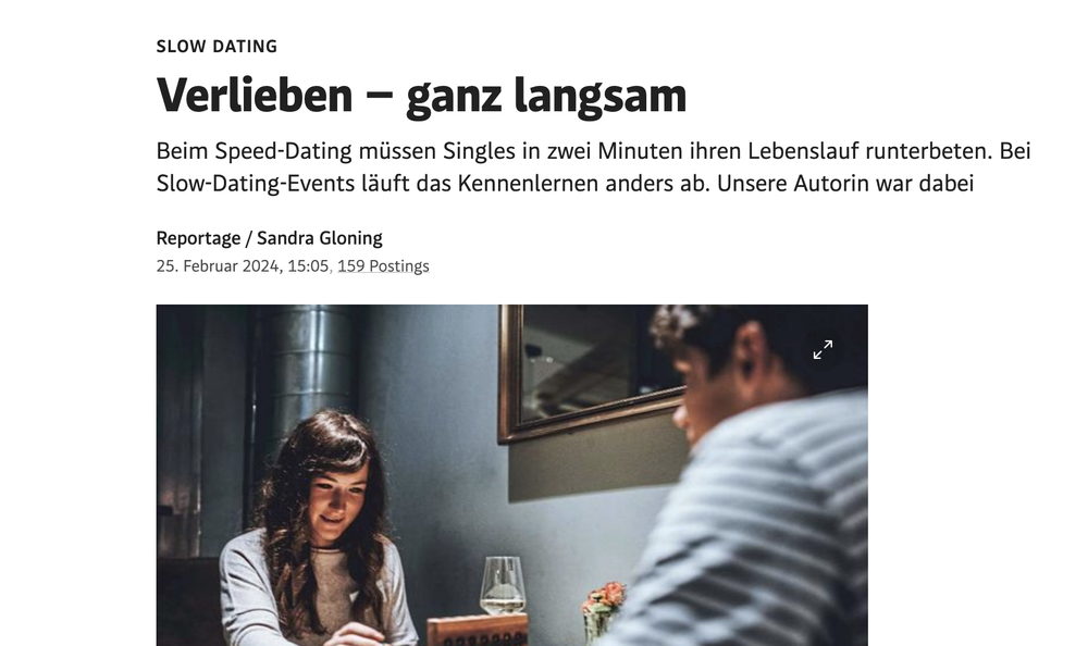 Verlieben – ganz langsam