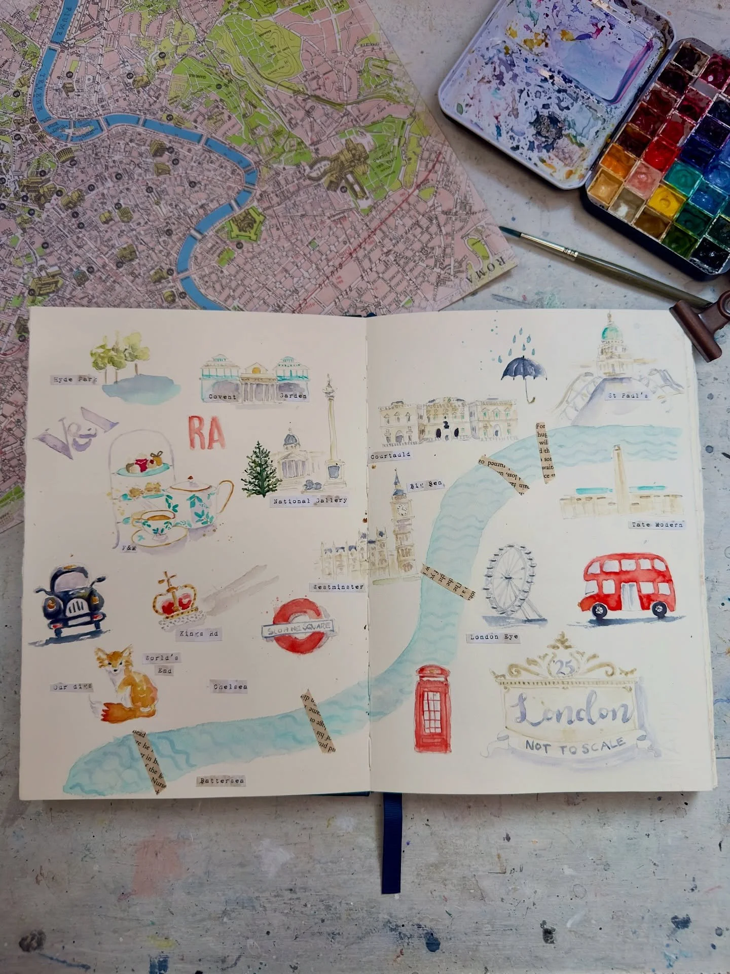 Not to Scale- London Calling you pretty thing.
One of the things I miss most living in the mountains is walking a living city. I love my bush walks but I also love walking through the life of a city, people watching, window shopping, the sounds and s